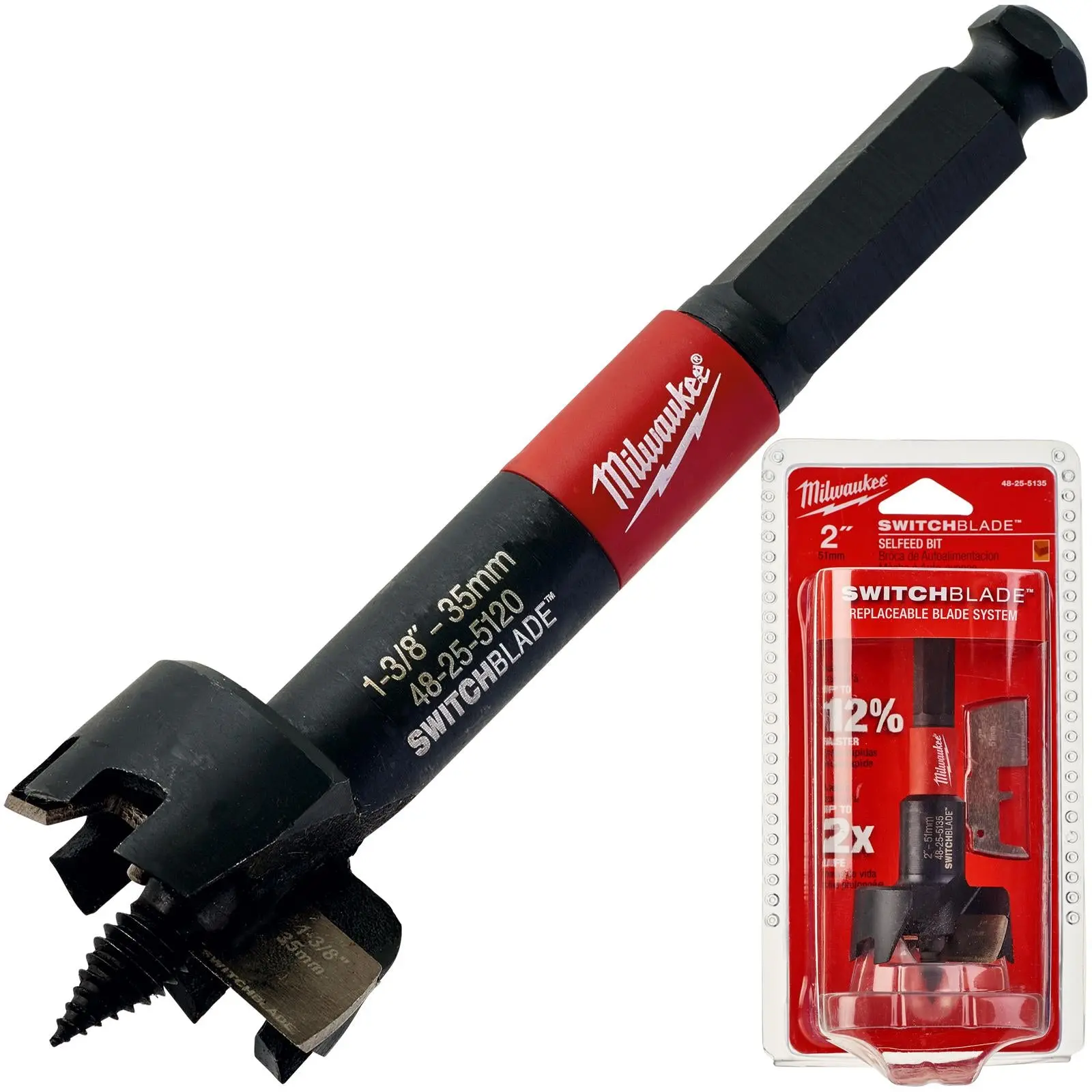 Milwaukee SWITCHBLADE Self Feed Forstner Wood Drill Bits - Image 17