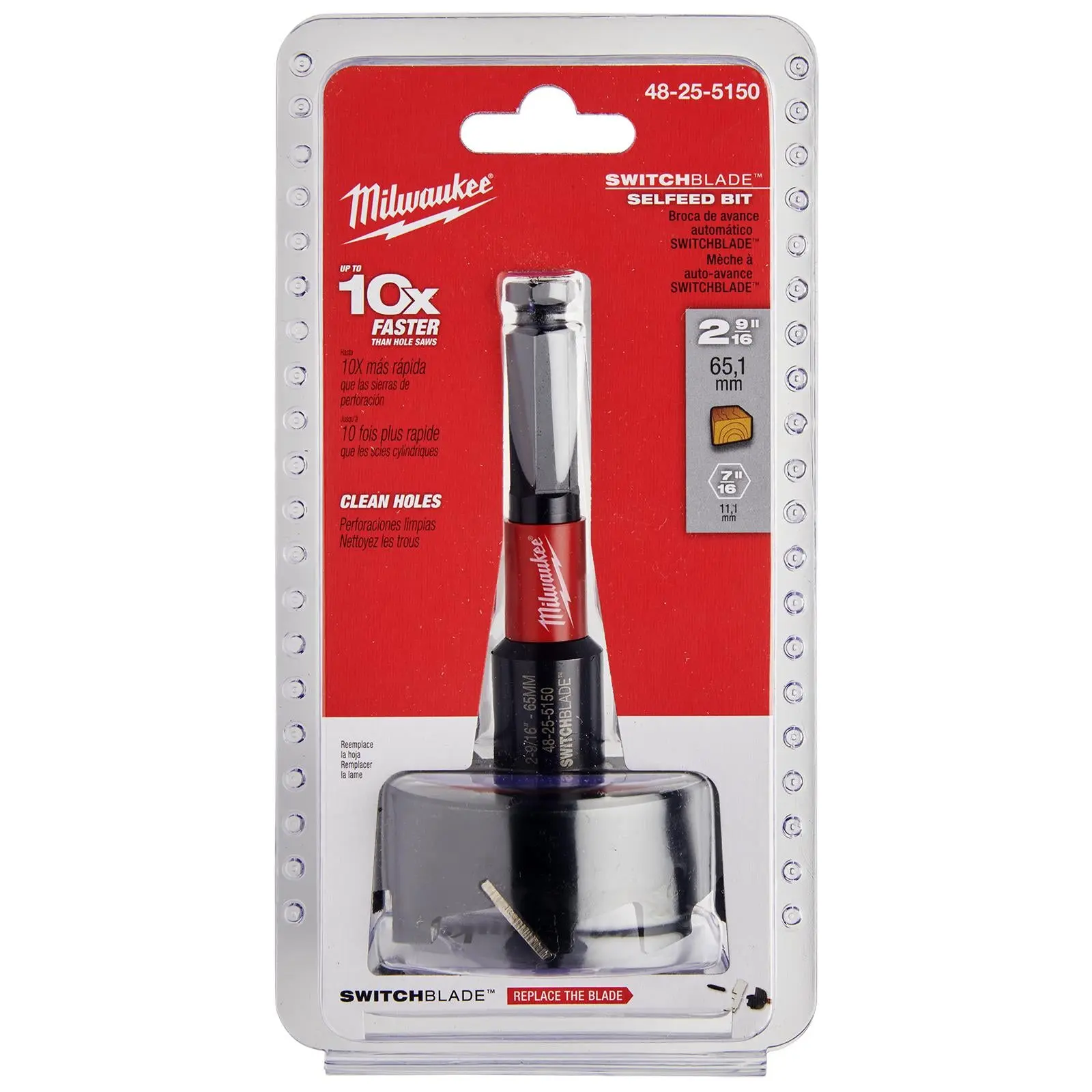 Milwaukee SWITCHBLADE Self Feed Forstner Wood Drill Bits - Image 8