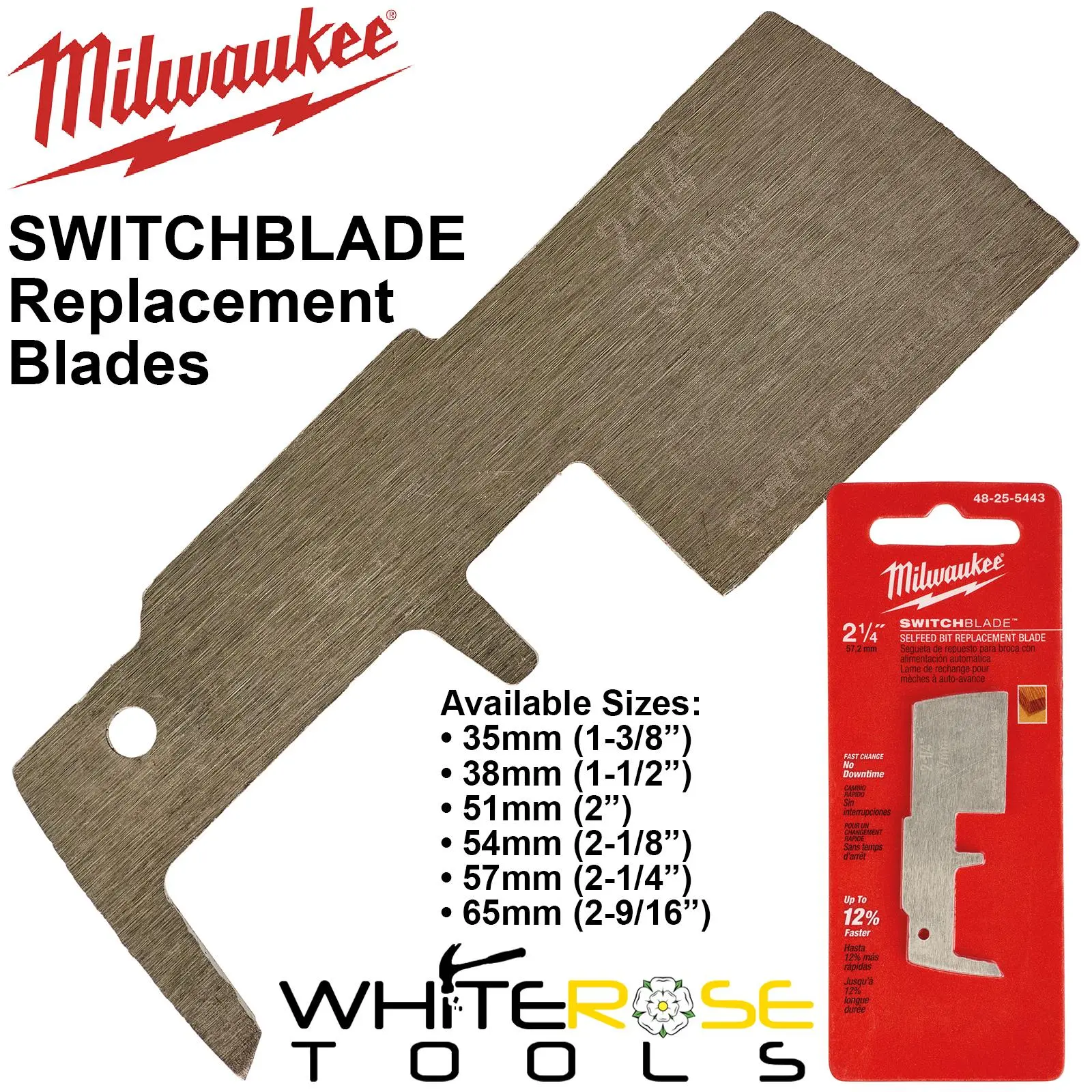 Milwaukee SWITCHBLADE Self Feed Forstner Replacement Blades - Image 20