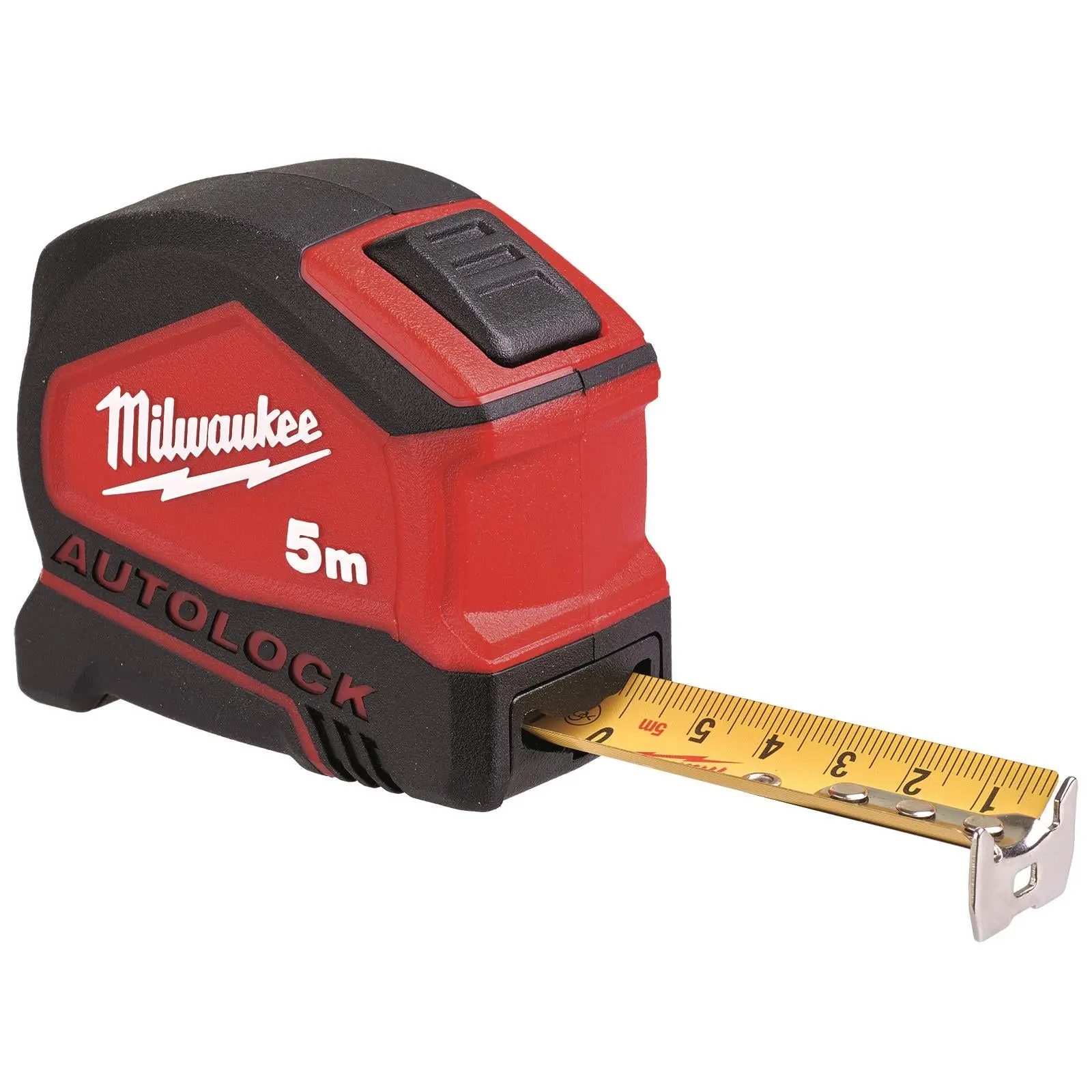 Milwaukee Tape Measure 5m 16ft Metric Imperial Autolock 25mm Blade Width - Image 3
