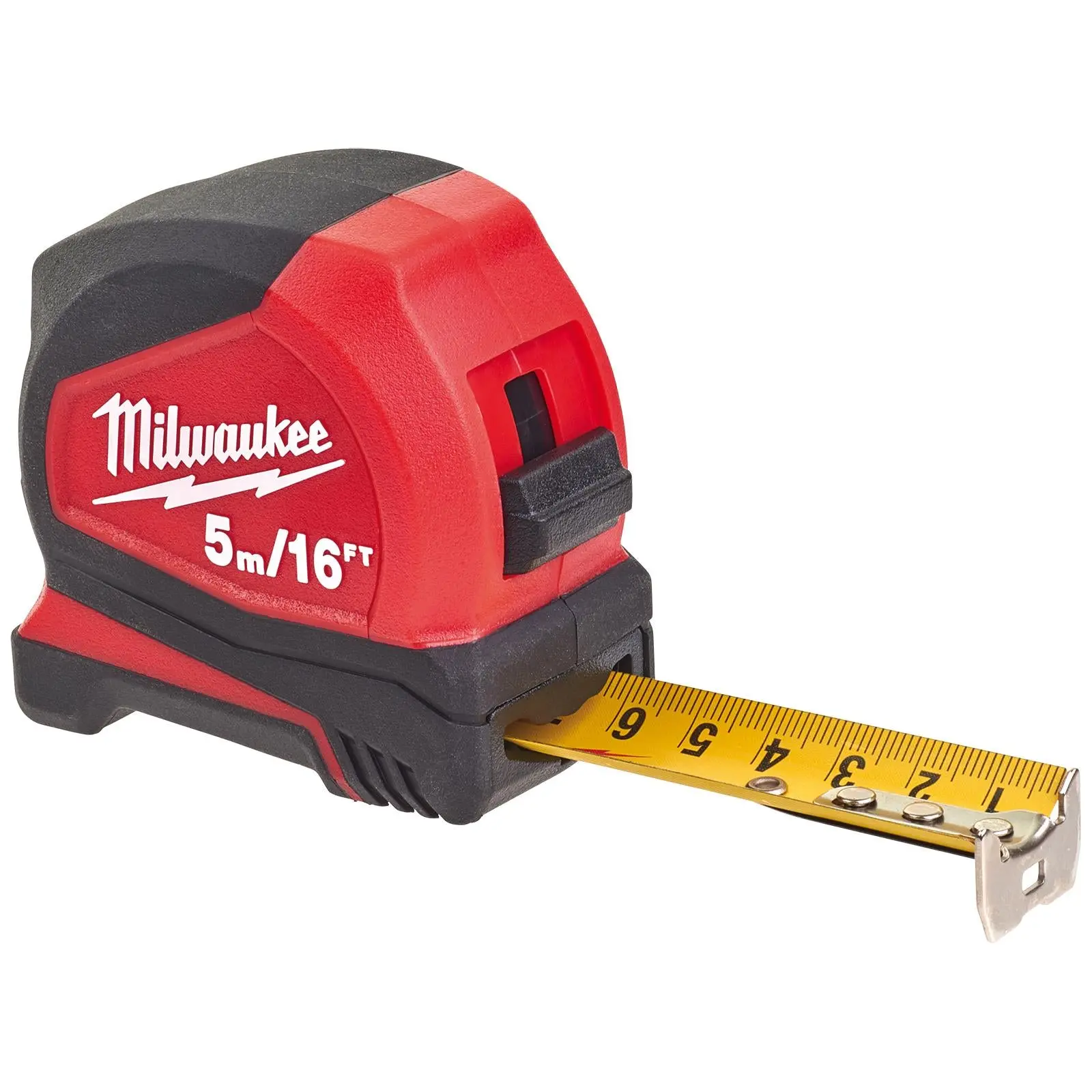 Milwaukee Tape Measure 5m 16ft Metric Imperial Pro Compact Pocket Tape 25mm Blade Width - Image 4