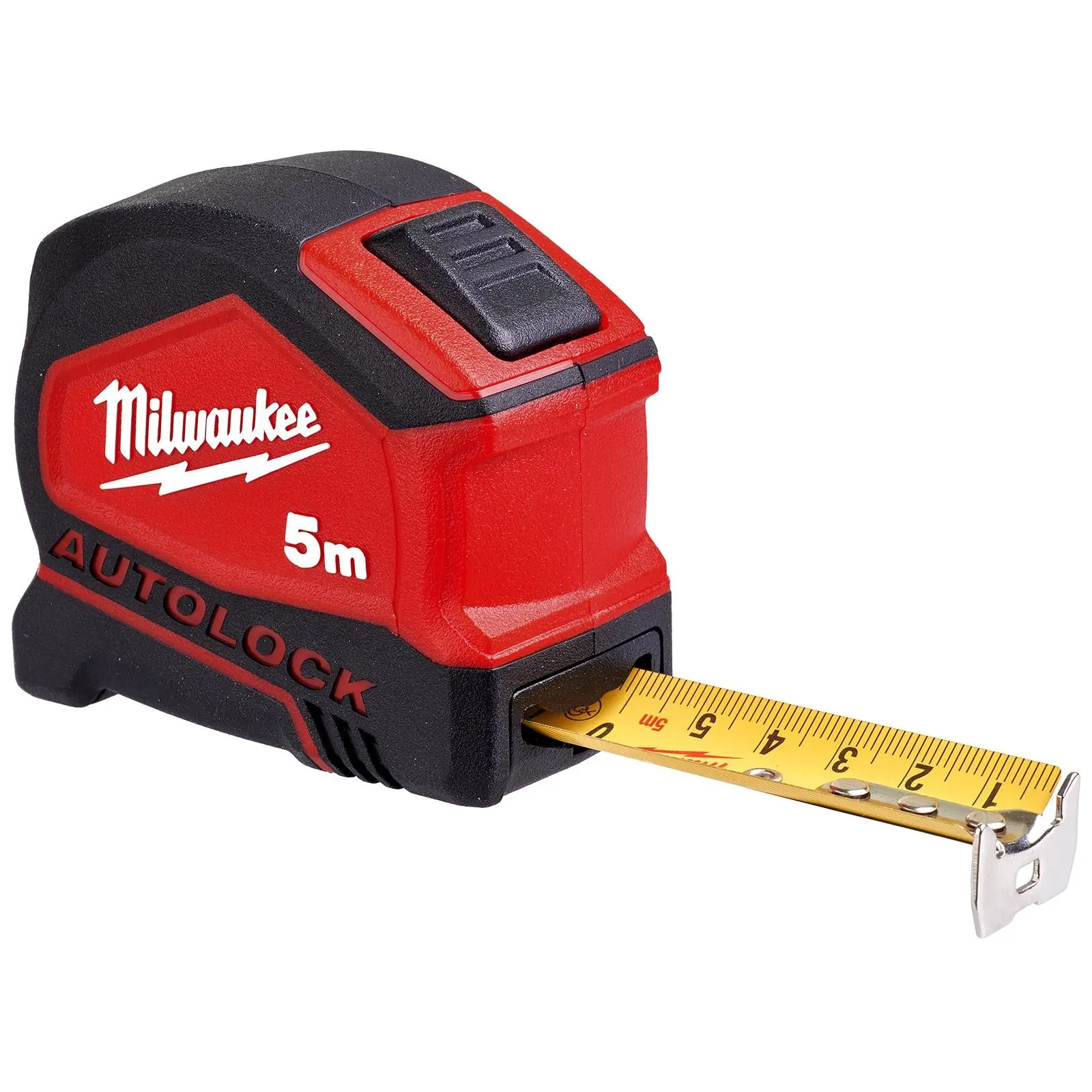 Milwaukee Tape Measure 5m Metric Autolock 25mm Blade Width - Image 4