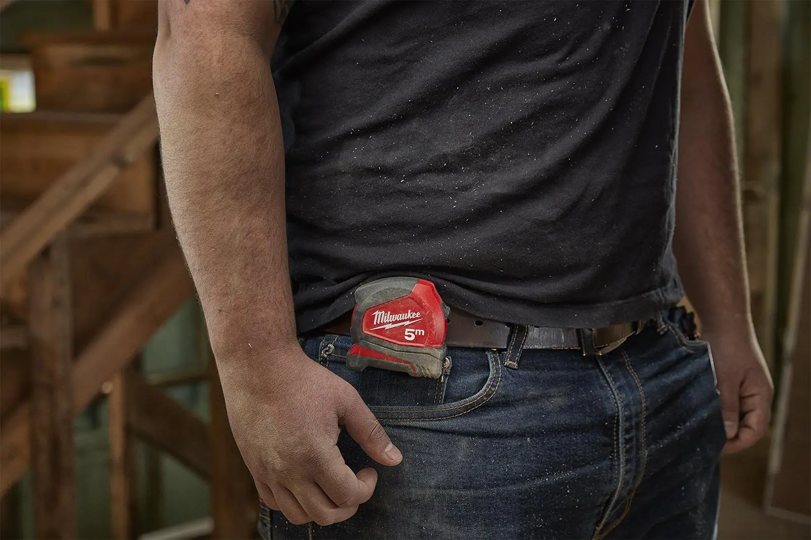 Milwaukee Tape Measure 5m Metric Pro Compact Pocket Tape 25mm Blade Width - Image 10