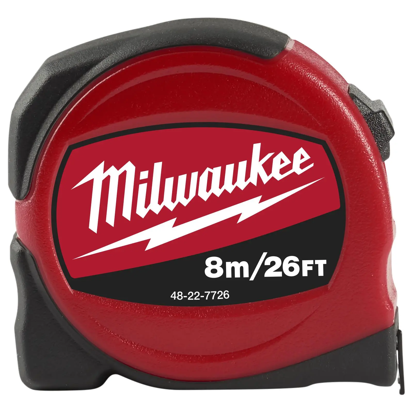 Milwaukee Tape Measure 8m 26ft Metric Imperial Slimline Pocket Tape 25mm Blade Width - Image 2