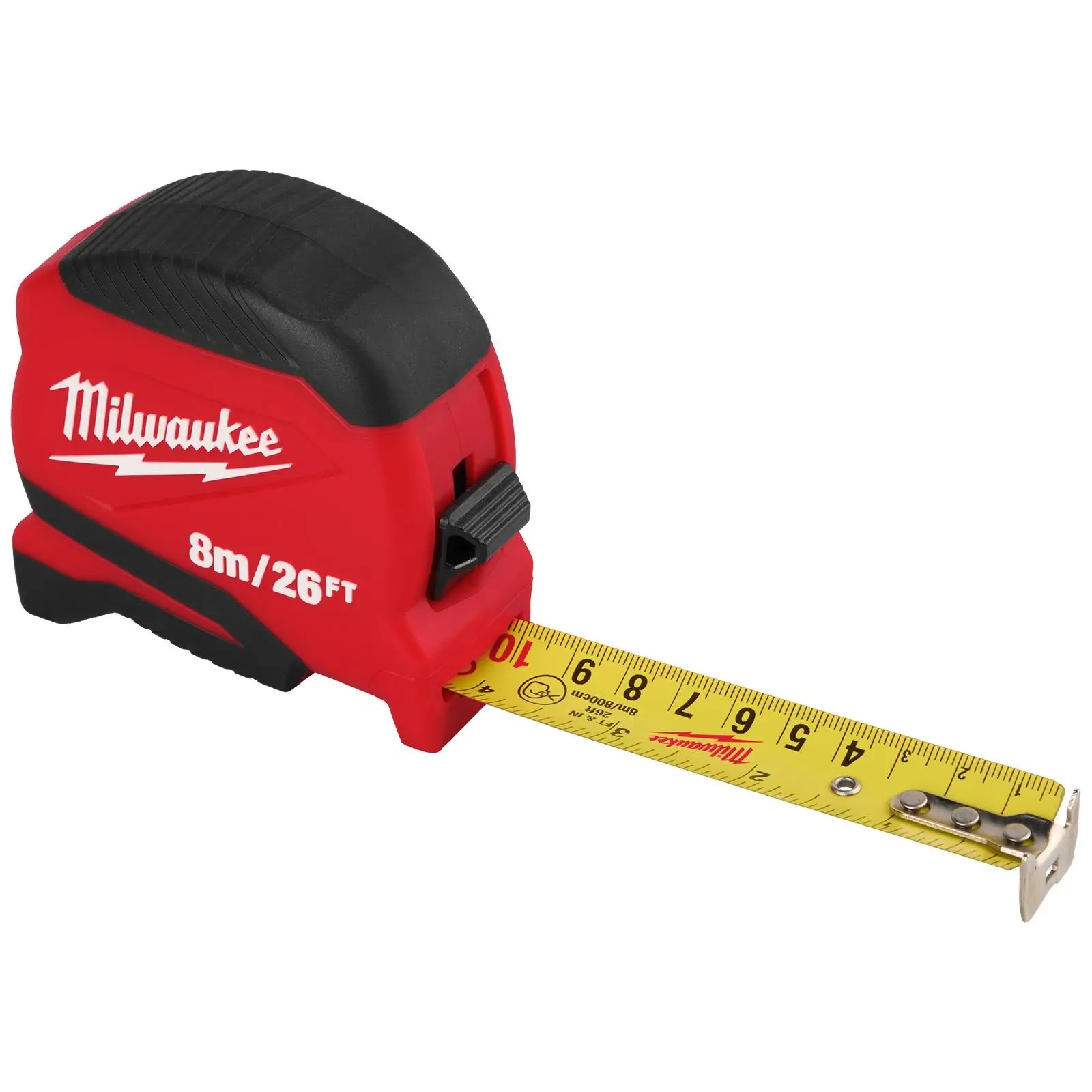 Milwaukee Tape Measure COMPACT (Gen 2) 8m 26ft Metric Imperial - Image 2