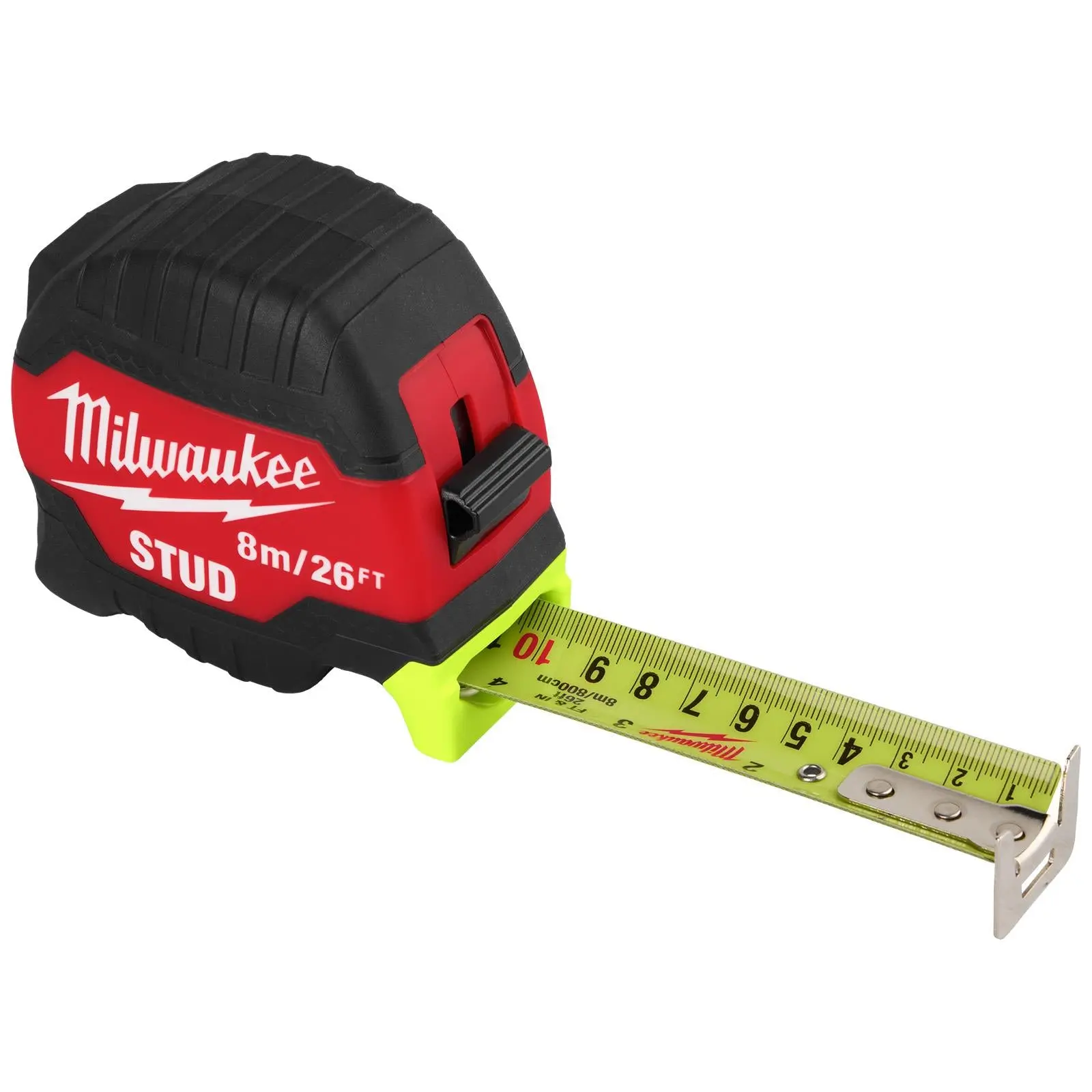 Milwaukee Tape Measure STUD (Gen 3) 8m 26ft Metric Imperial - Image 2