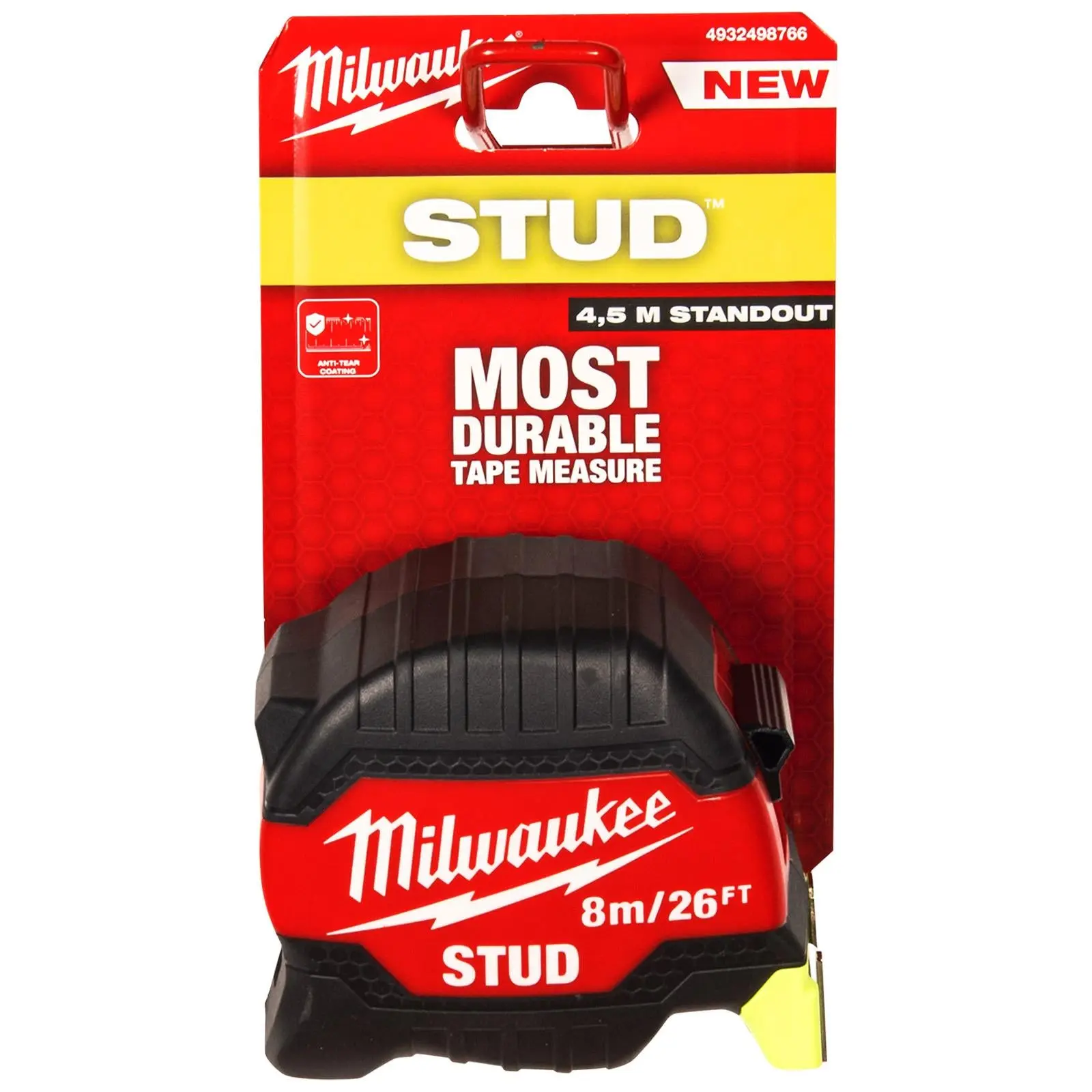 Milwaukee Tape Measure STUD (Gen 3) 8m 26ft Metric Imperial - Image 3