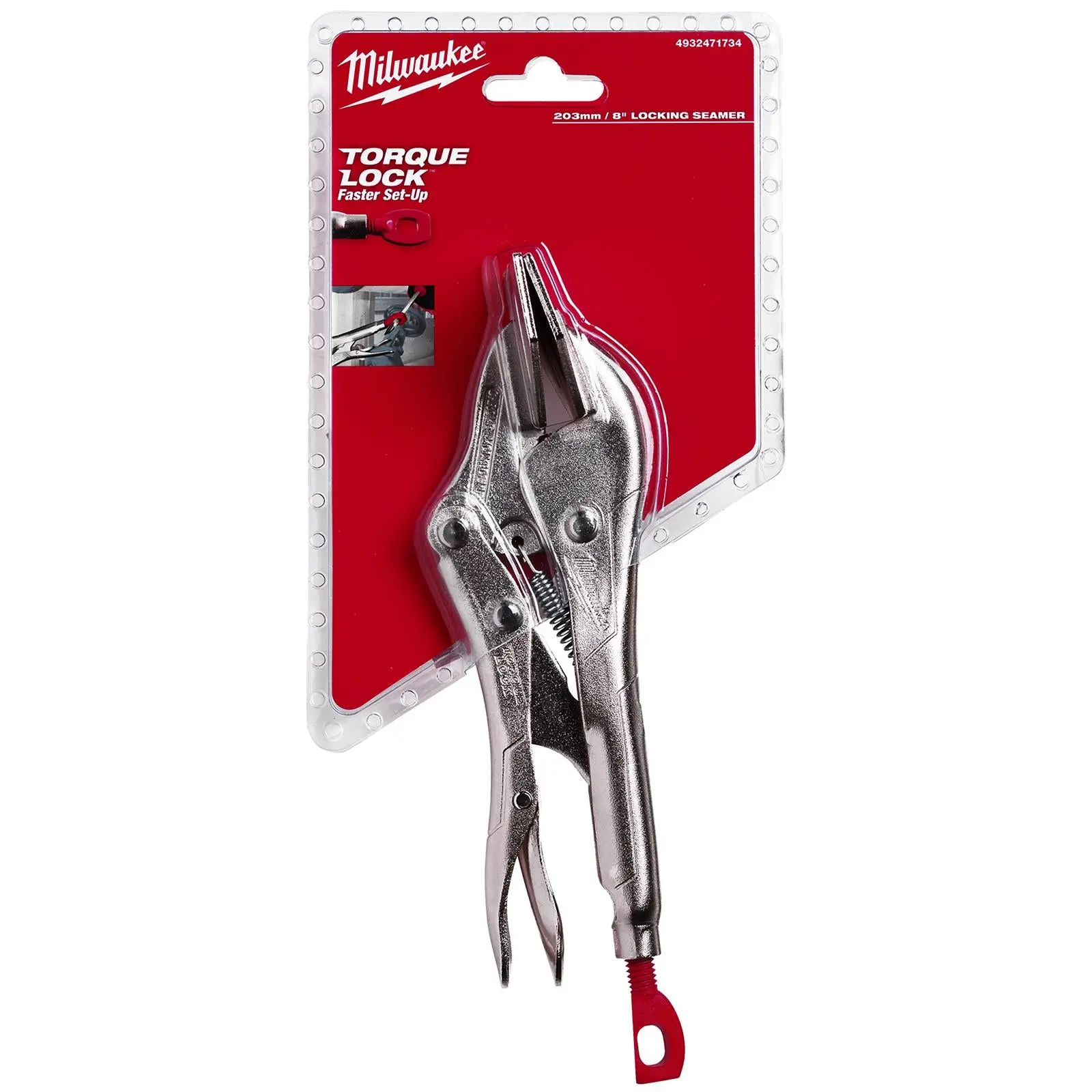 Milwaukee TORQUE LOCK Locking Seamer Pliers 200mm 8in - Image 2