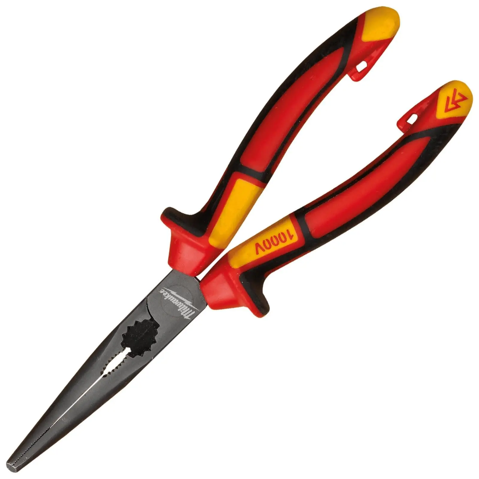 Milwaukee VDE Long 45° Round Nose Pliers 205mm Insulated 10,000V - Image 3