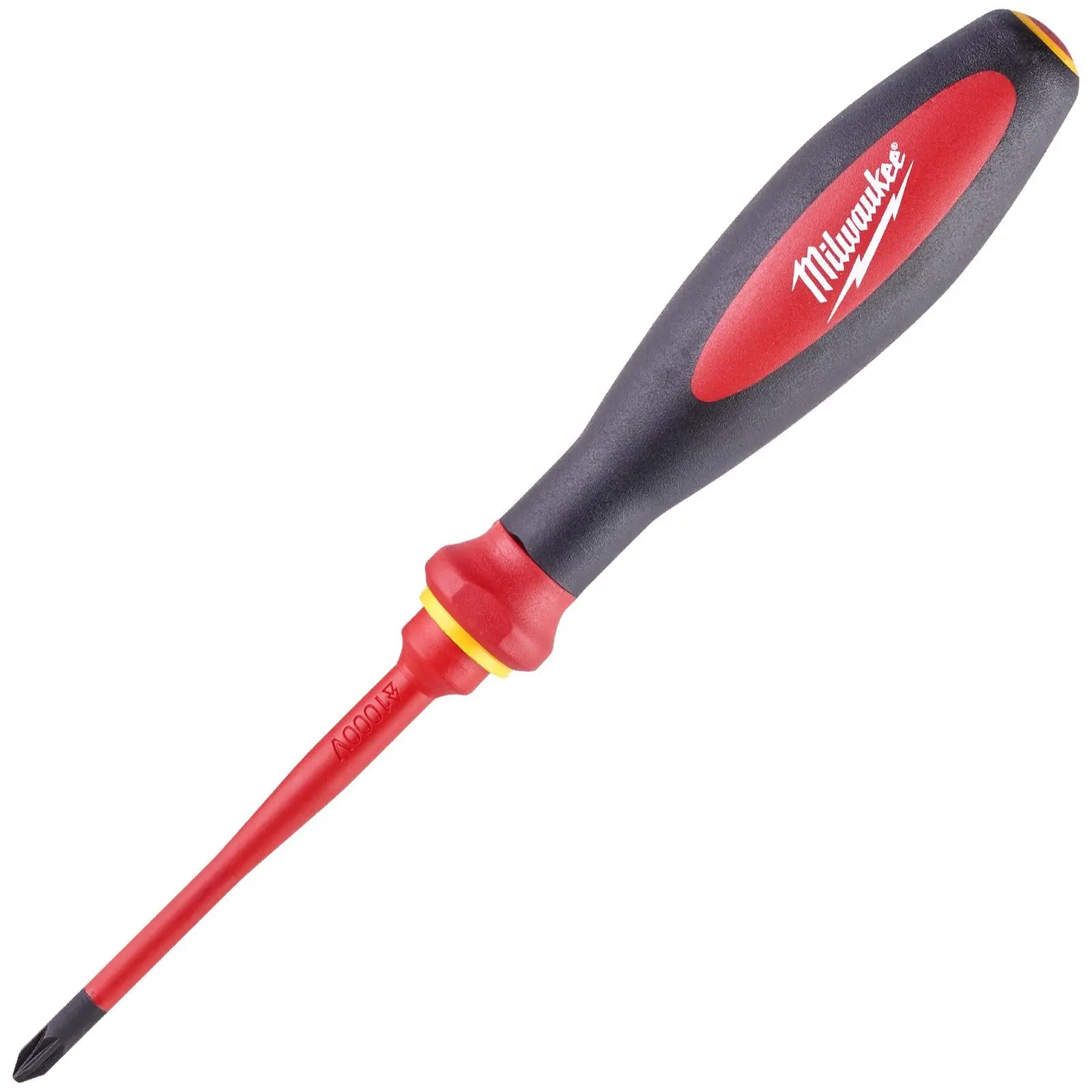 Milwaukee VDE Slim Screwdriver Pozi PZ1 x 80mm - Image 3