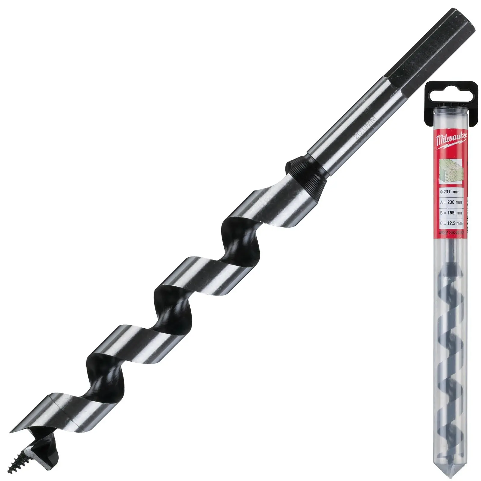 Milwaukee Wood Auger Drill Bits 230mm Overall Length - Image 10