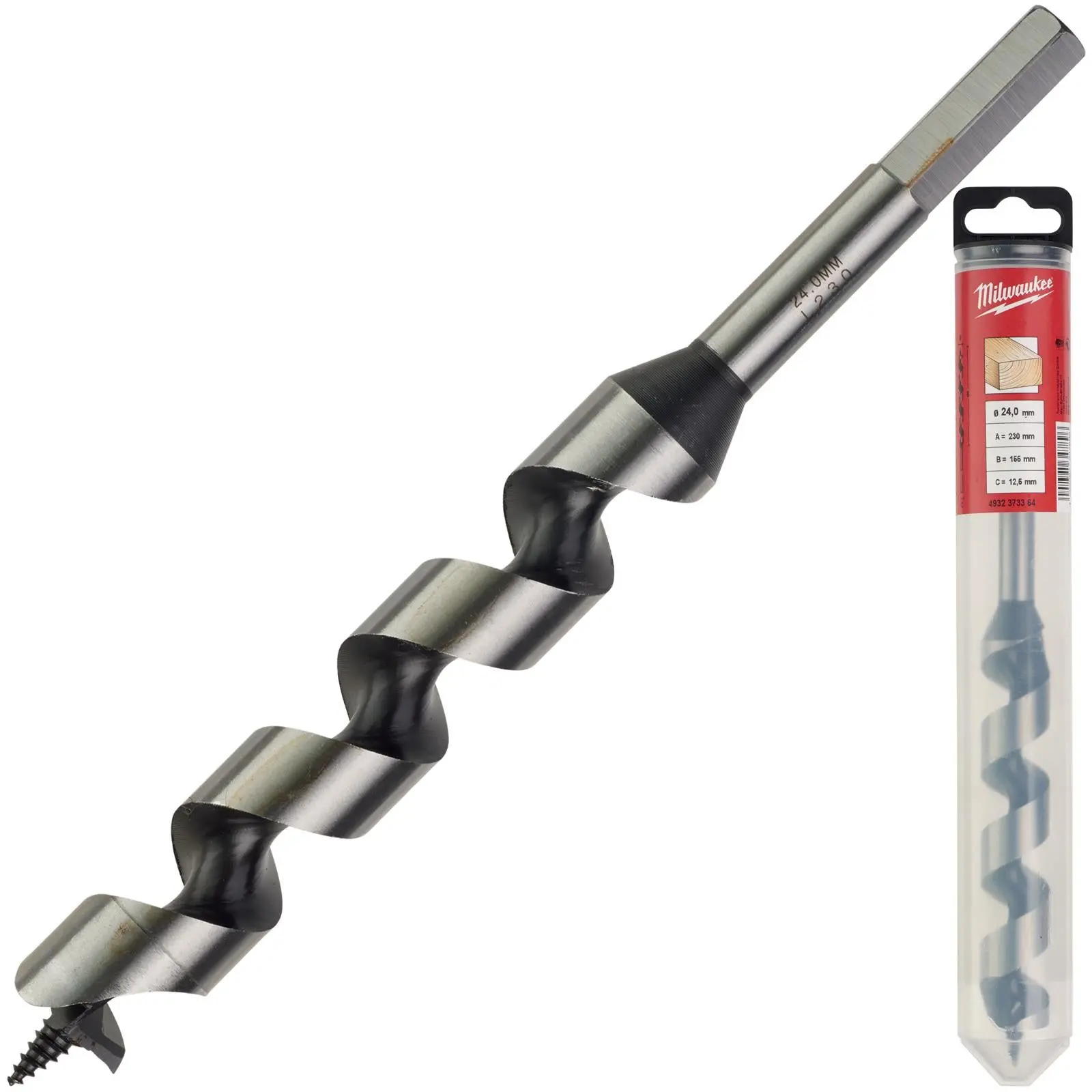 Milwaukee Wood Auger Drill Bits 230mm Overall Length - Image 13