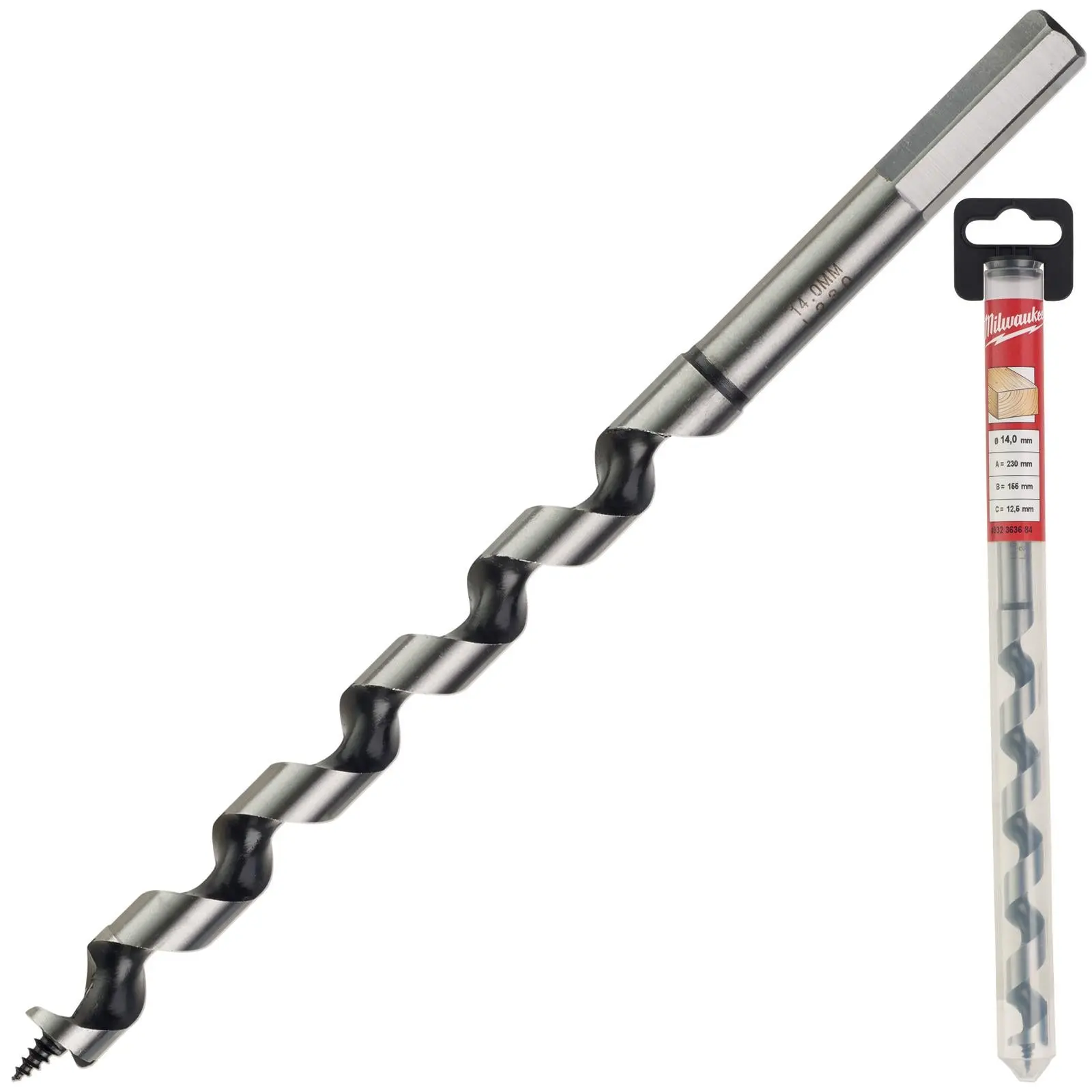 Milwaukee Wood Auger Drill Bits 230mm Overall Length - Image 32