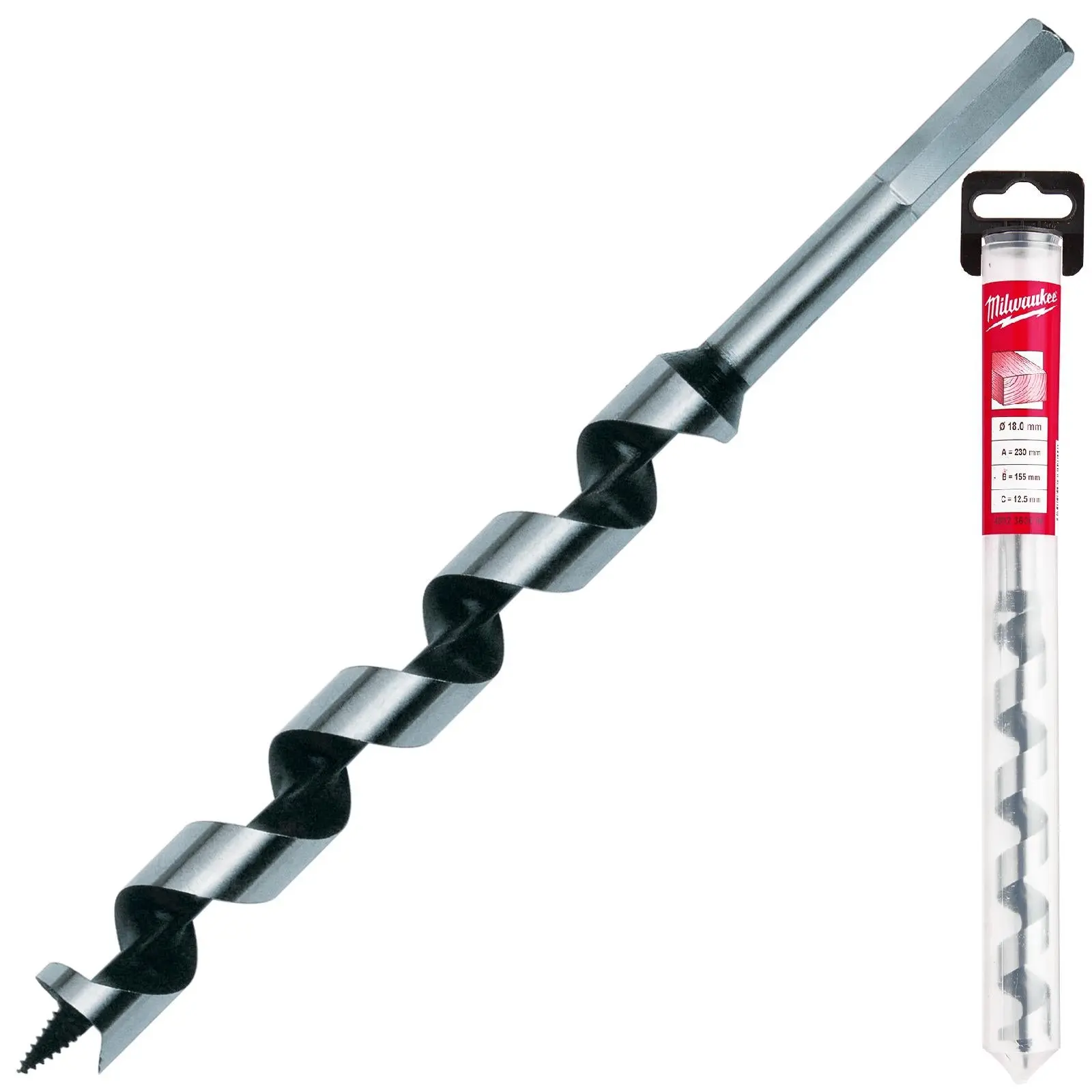 Milwaukee Wood Auger Drill Bits 230mm Overall Length - Image 41