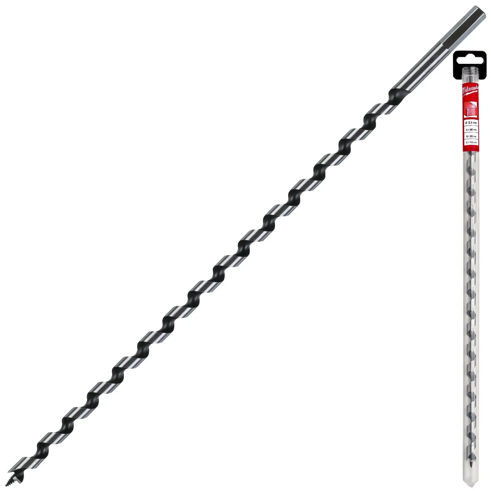 Milwaukee Wood Auger Drill Bits 460mm Overall Length - Image 23