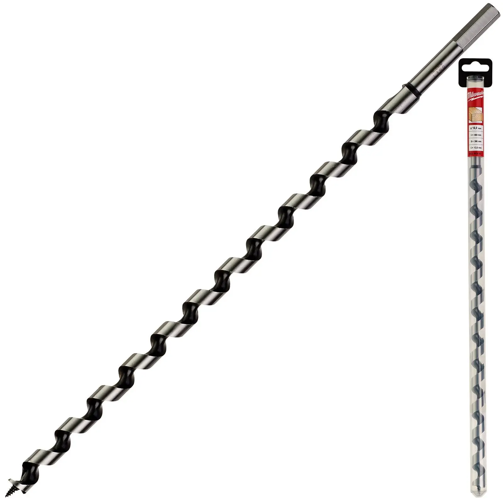 Milwaukee Wood Auger Drill Bits 460mm Overall Length - Image 5