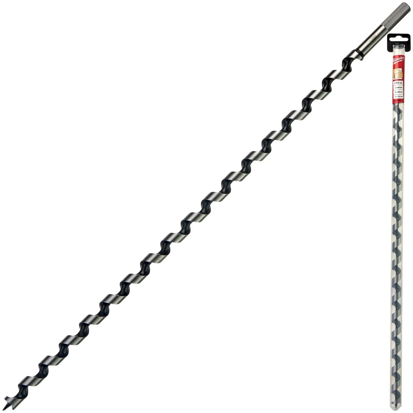 Milwaukee Wood Auger Drill Bits 600mm Overall Length - Image 7