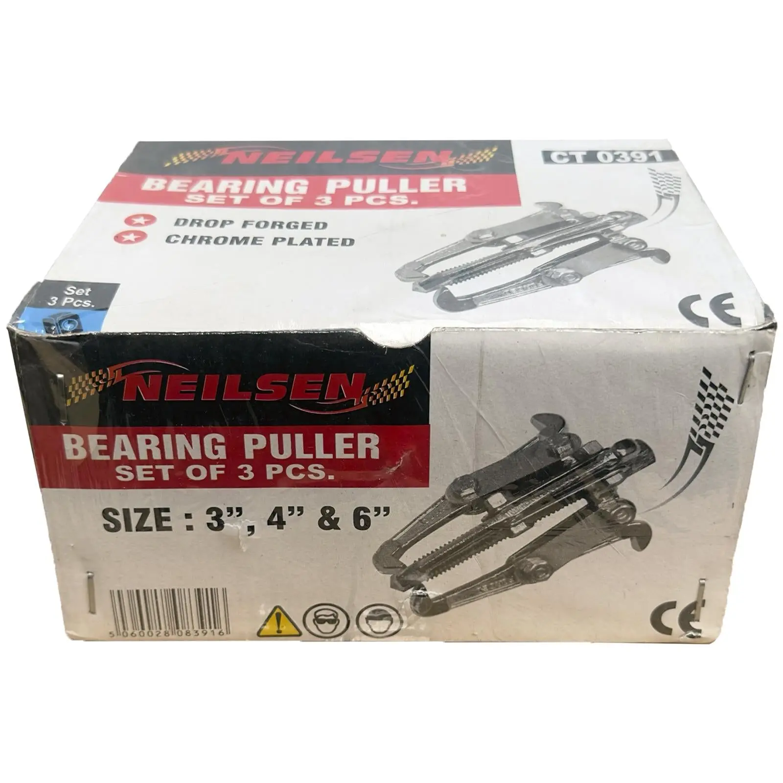 Neilsen Bearing Puller Set Three Jaw Triple Leg Grip Hub Removal Tool Car Van - Image 3