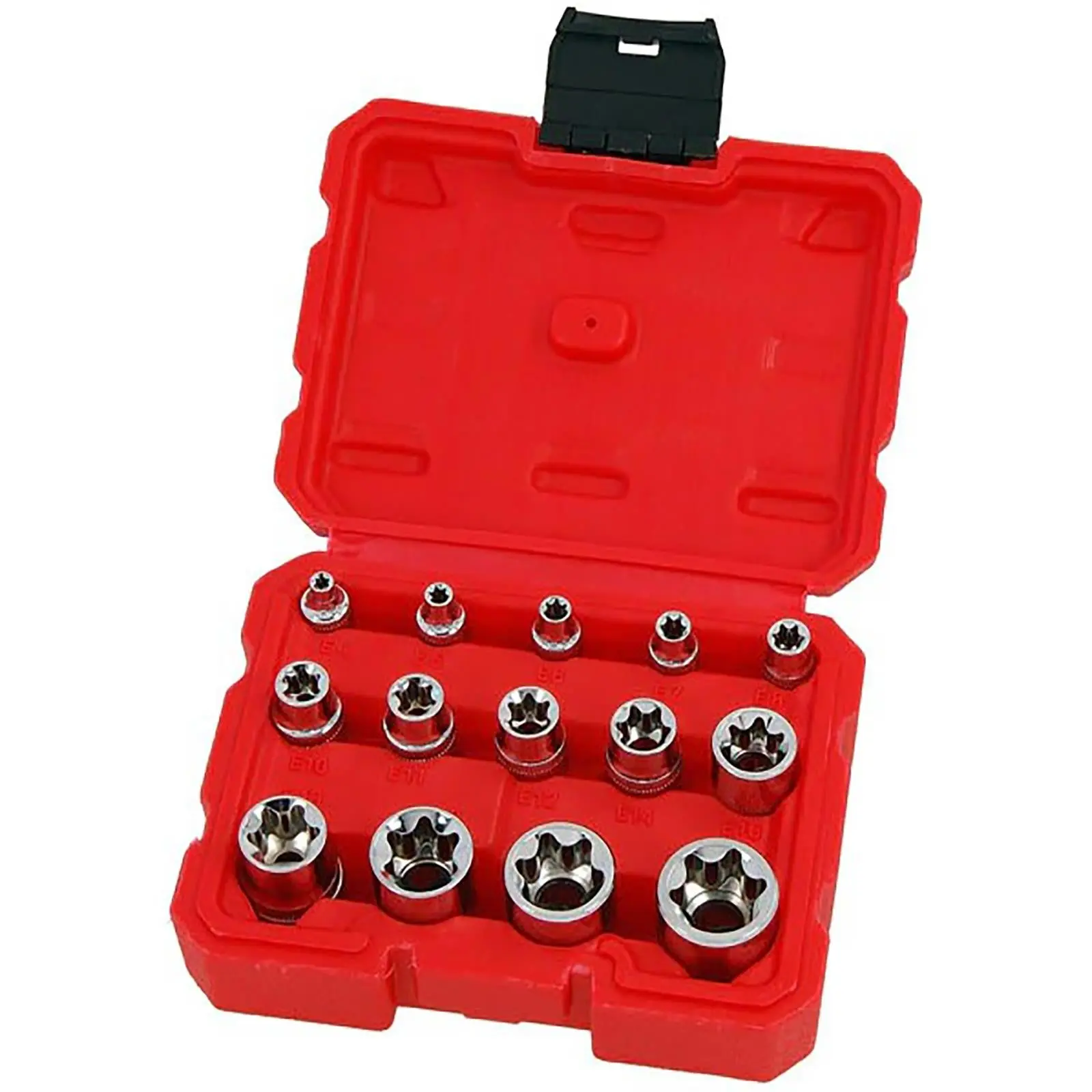 Neilsen E Socket Set External Torx Star Female Garage Mechanic 1/4" 3/8" 1/2" Drive - Image 2