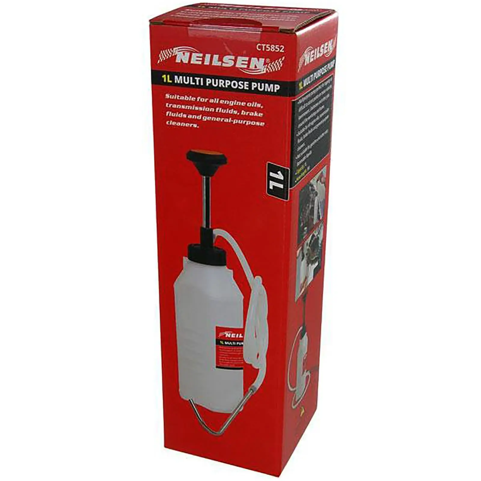 Neilsen Fluid Pump Multipurpose Liquid Oil Cleaner Brake Transmission 1 Litre - Image 4