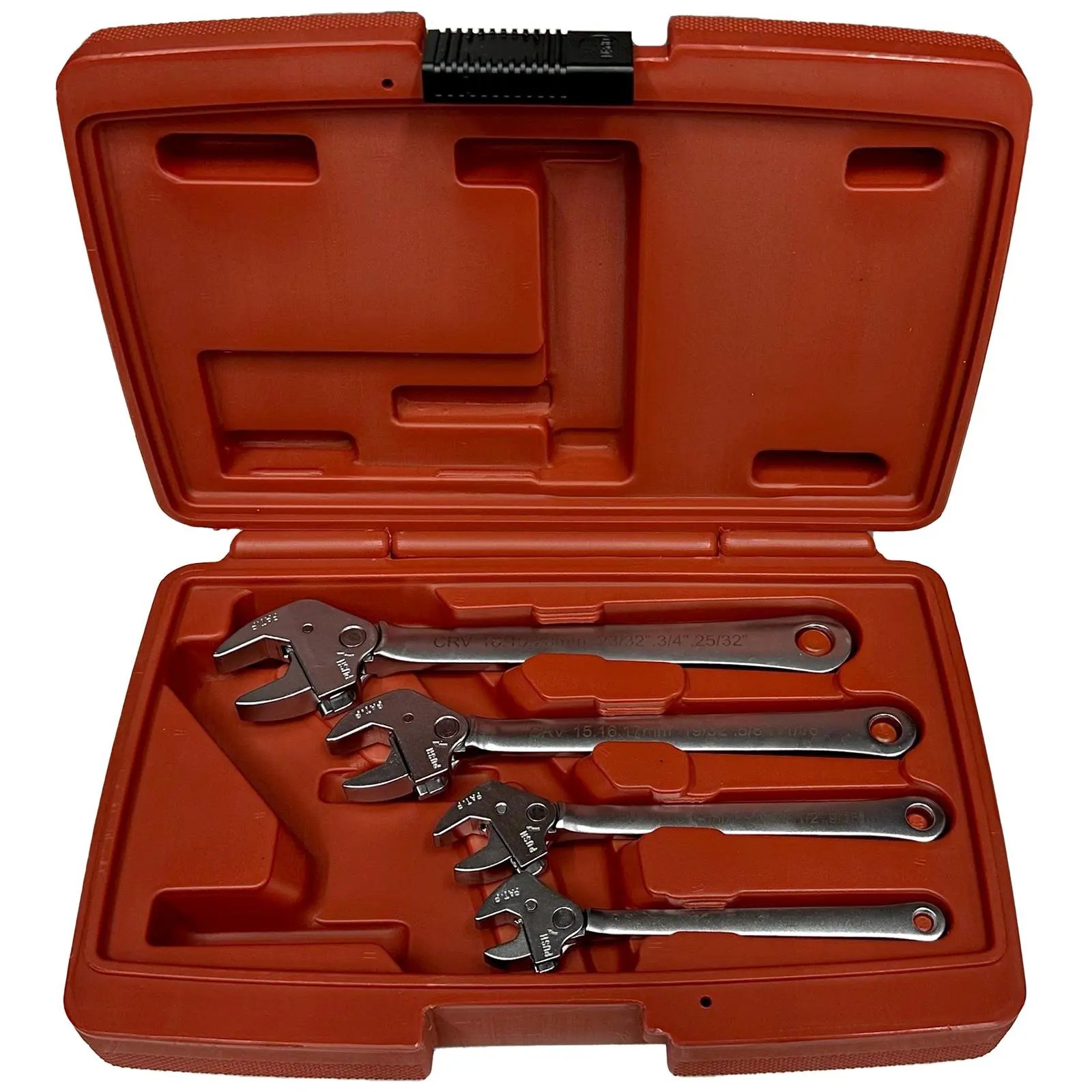 Neilsen Ratchet Spanner Wrench Clamp Set Push Roll Head 9-20mm 4 Piece - Image 2