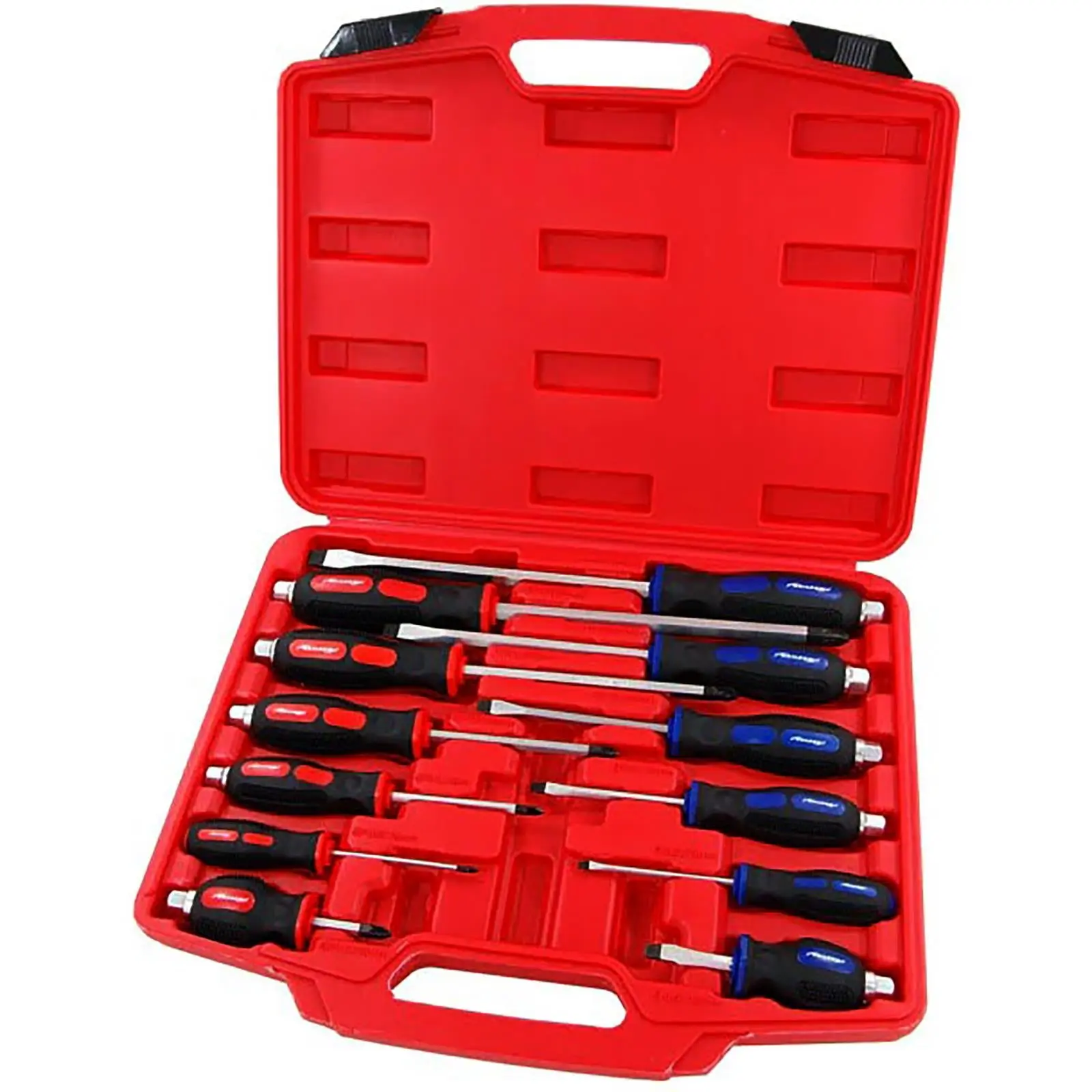 Neilsen Screwdriver Set Hammer Through Demolition Slotted Pozi Magnetic Tip 12pc - Image 2