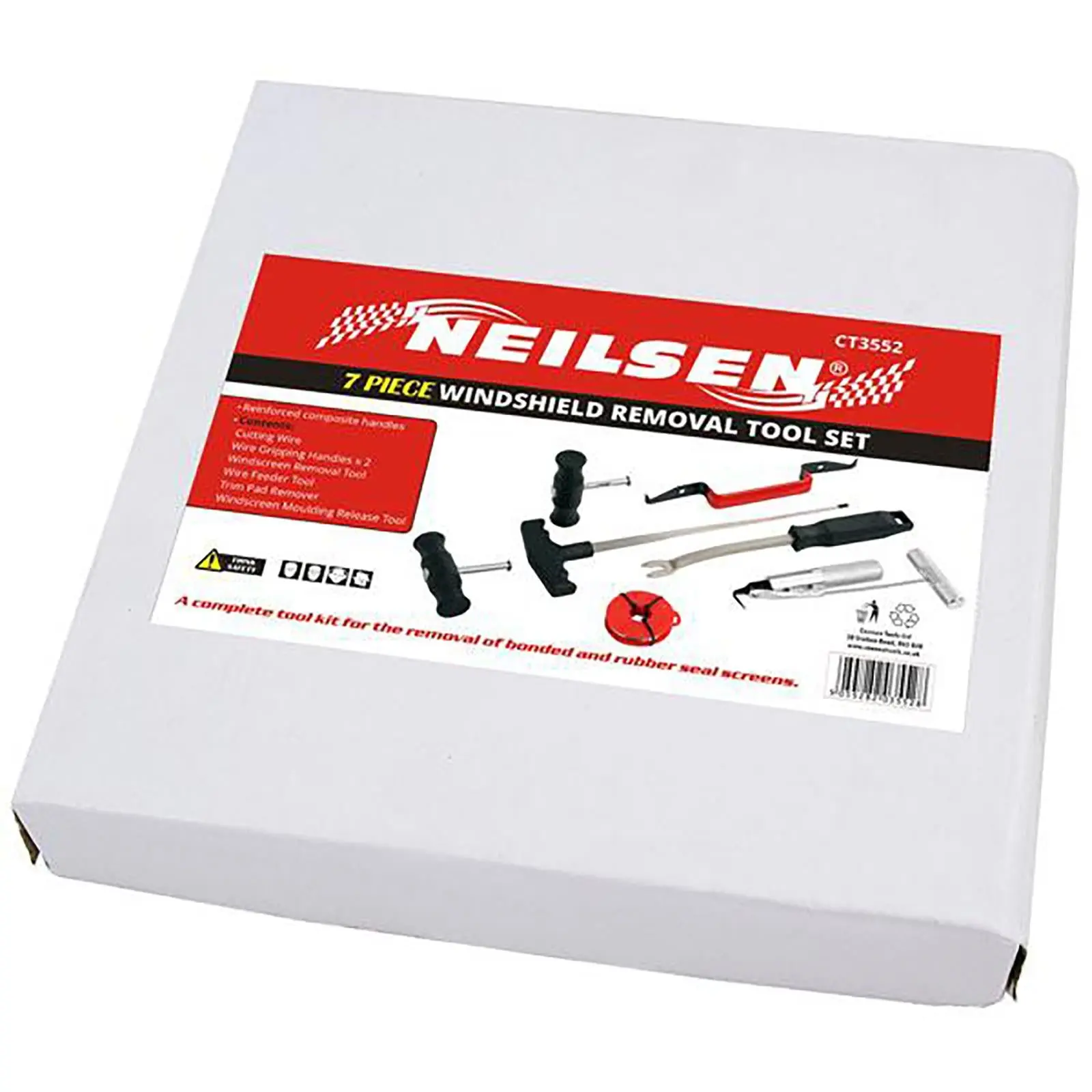 Neilsen Windscreen Removal Tool Set Bonded Rubbered Windshield Garage Automotive - Image 2