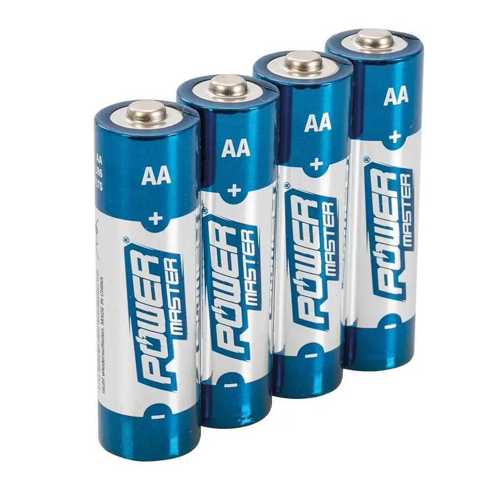 Powermaster AA Super Alkaline Battery LR6 4pk 992118 - Image 3