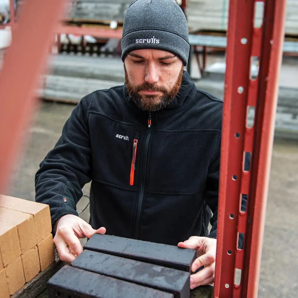 Scruffs Eco Abratect Worker Fleece Black - Choose Size - Image 10