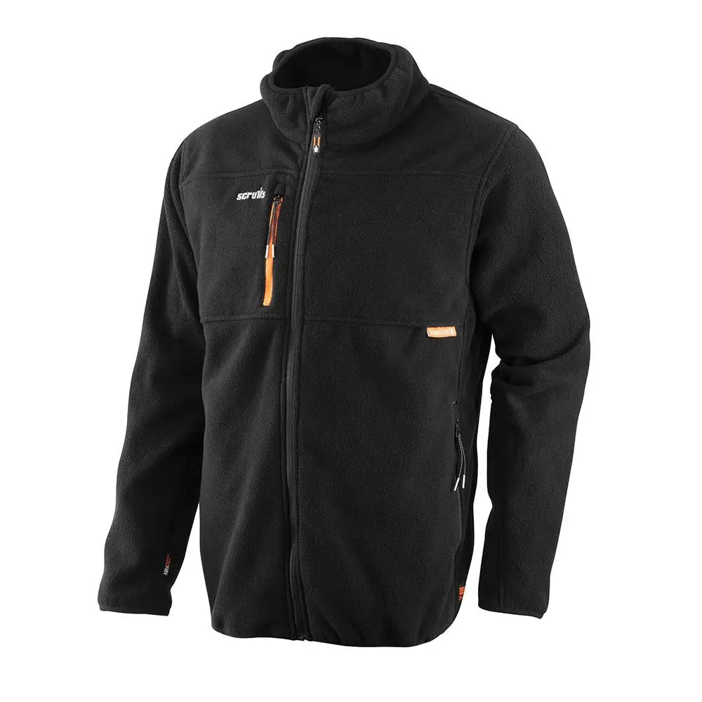 Scruffs Eco Abratect Worker Fleece Black - Choose Size - Image 4