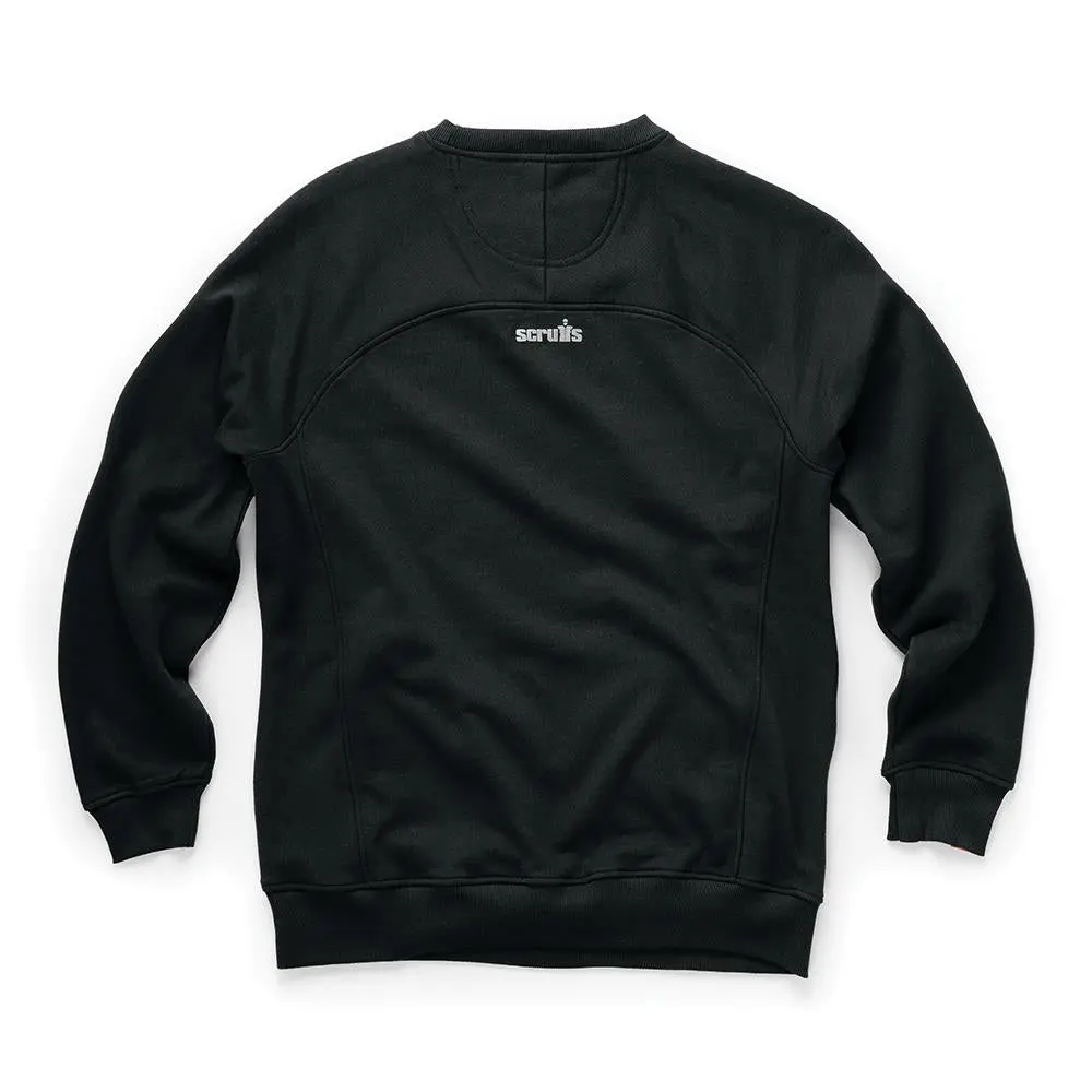 Scruffs Eco Worker Sweatshirt Black - Choose Size - Image 4