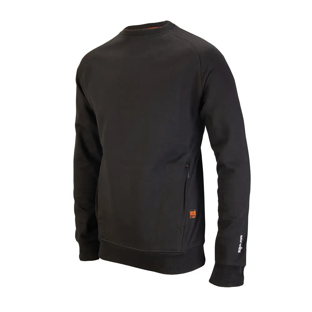 Scruffs Eco Worker Sweatshirt Black - Choose Size - Image 9