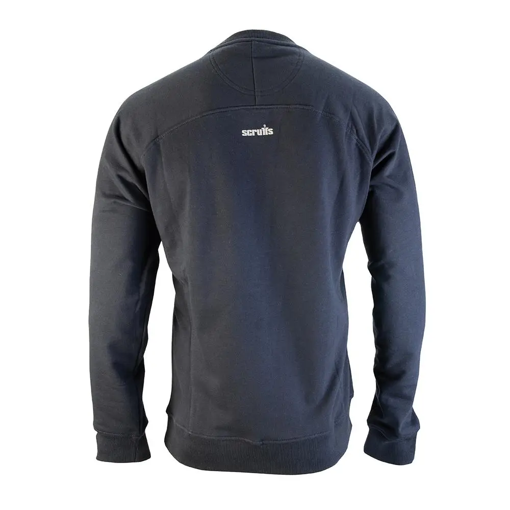 Scruffs Eco Worker Sweatshirt Navy - Choose Size - Image 5