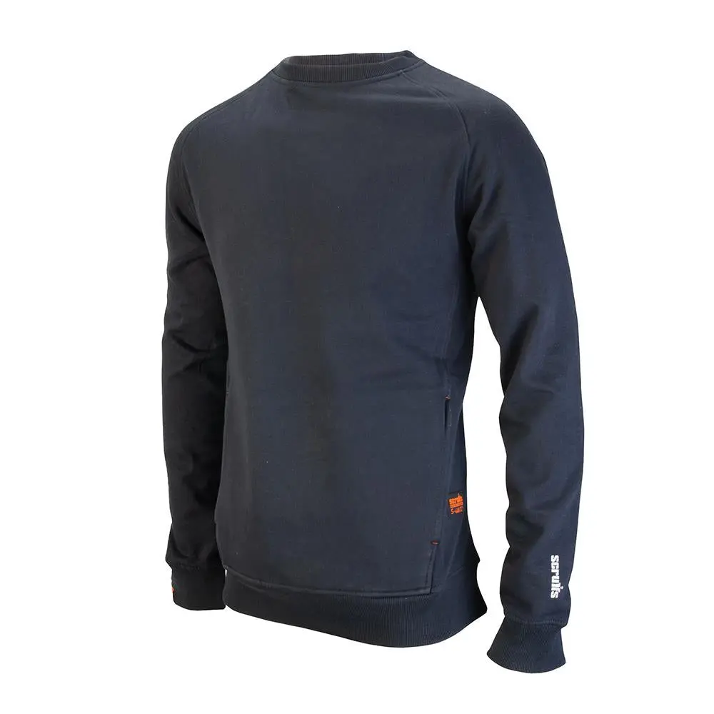 Scruffs Eco Worker Sweatshirt Navy - Choose Size - Image 6