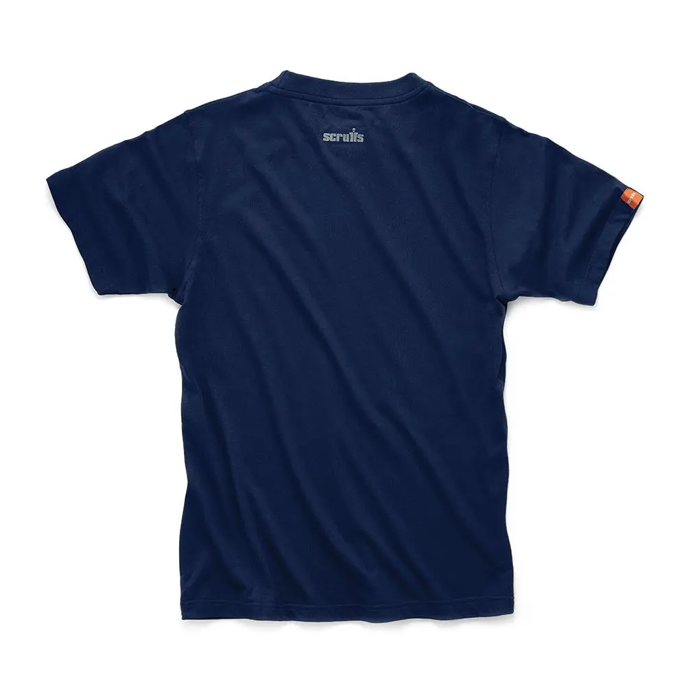 Scruffs Eco Worker T-Shirt Navy - Choose Size - Image 3