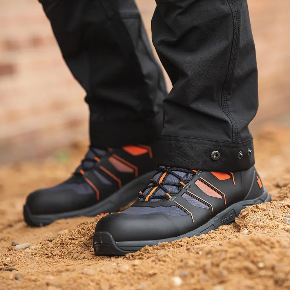 Scruffs Glide Safety Boot Black / Orange - Choose Size - Image 4