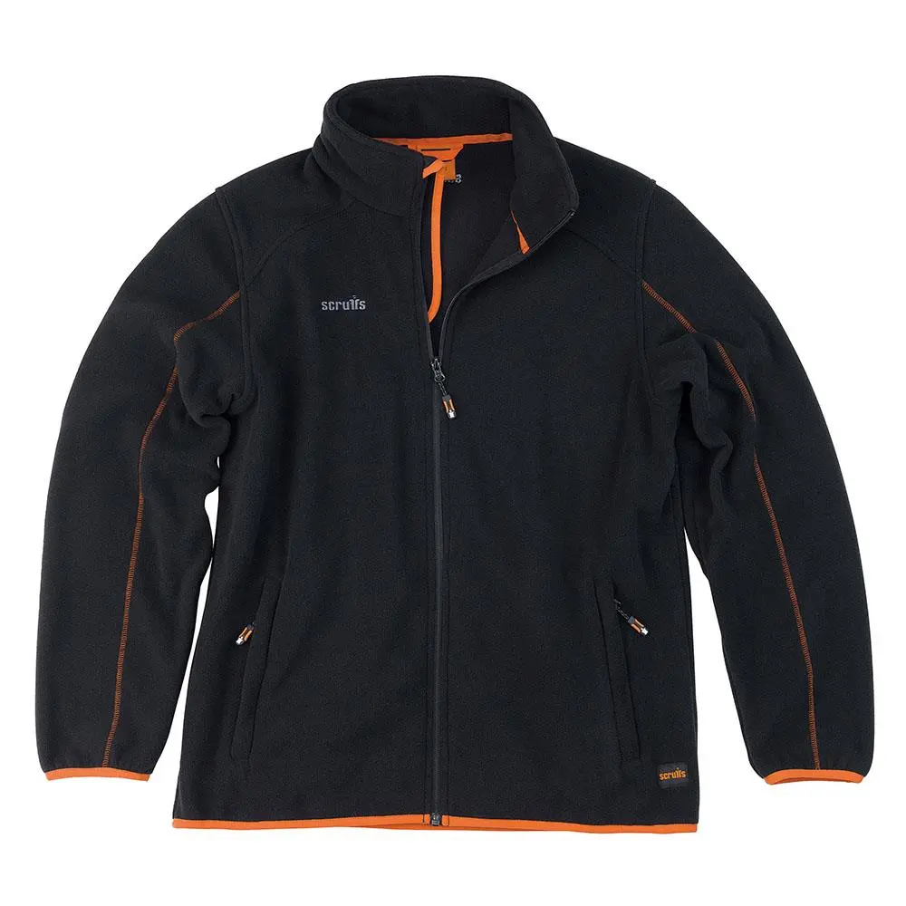 Scruffs Harbour Micro Fleece Jacket Black - Choose Size