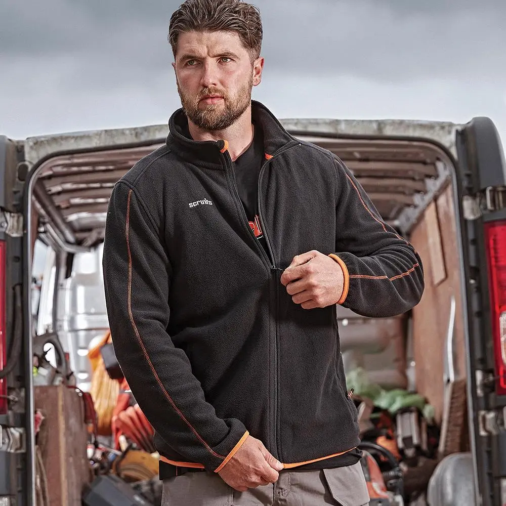 Scruffs Harbour Micro Fleece Jacket Black - Choose Size - Image 11