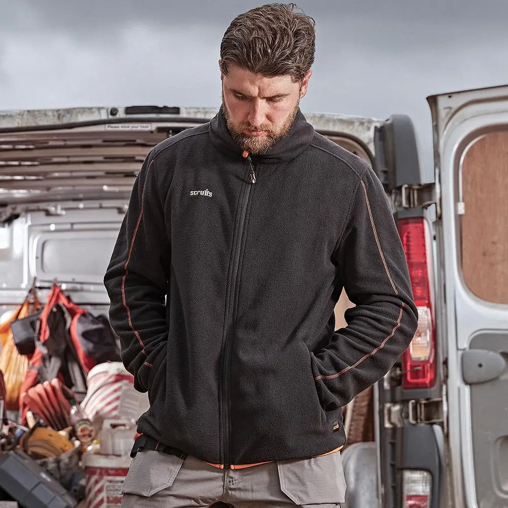 Scruffs Harbour Micro Fleece Jacket Black - Choose Size - Image 12