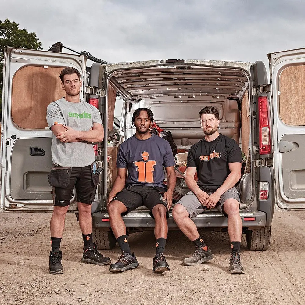 Scruffs Houghton 3 Pack Logo T-Shirt - Choose Size - Image 2