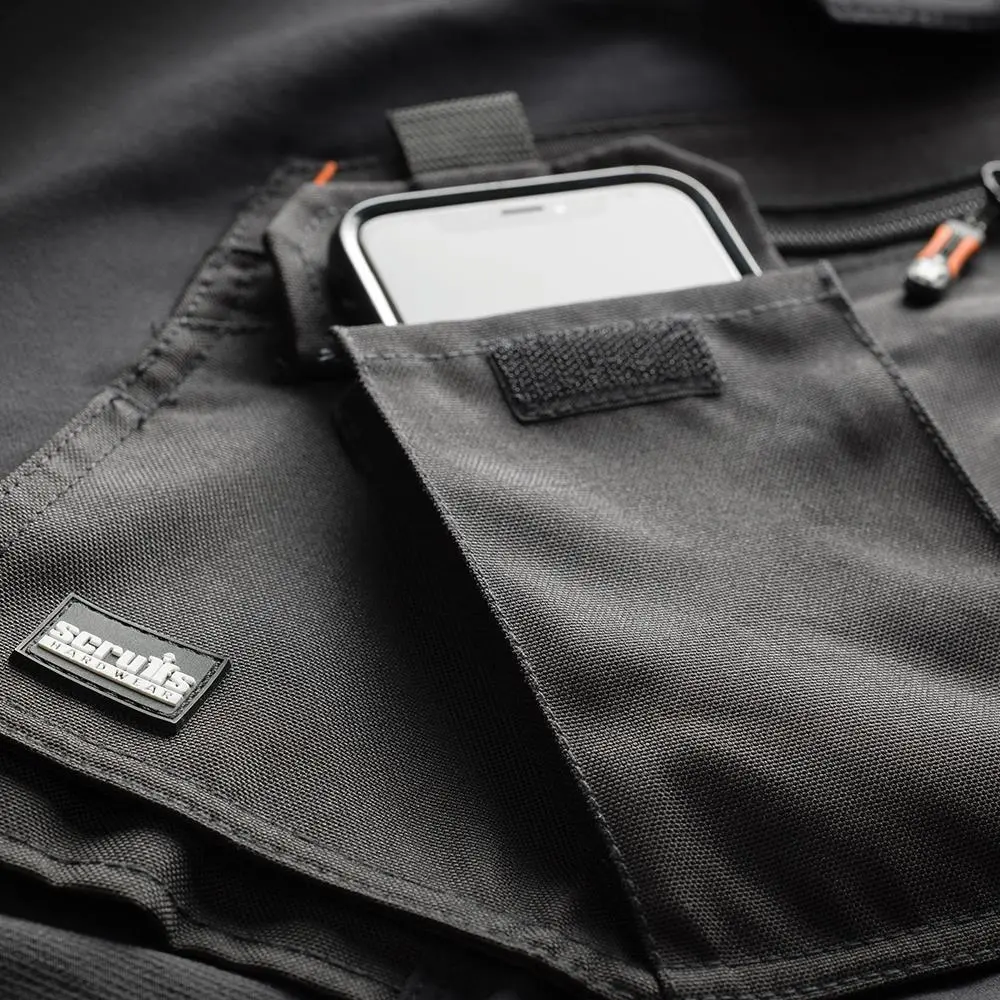 Scruffs Pro Flex Plus Holster Trousers Black - Choose Size - Image 7