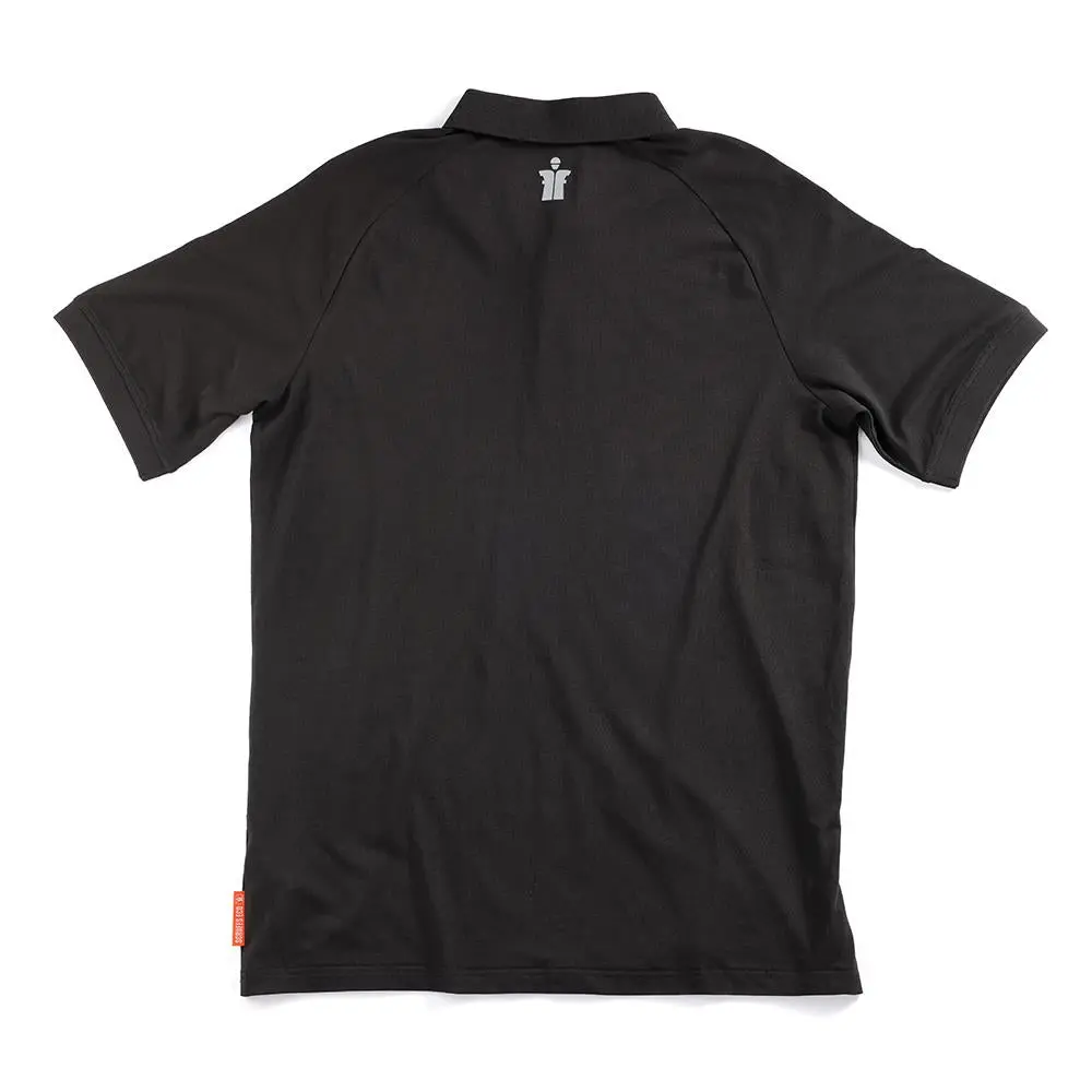 Scruffs Tech Polo Shirt Black - Choose Size - Image 3