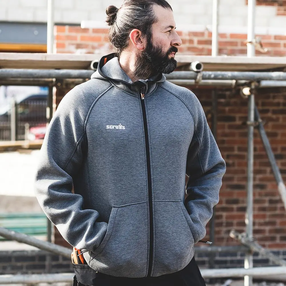 Scruffs Trade Air-Layer Hoodie Charcoal - Choose Size - Image 6