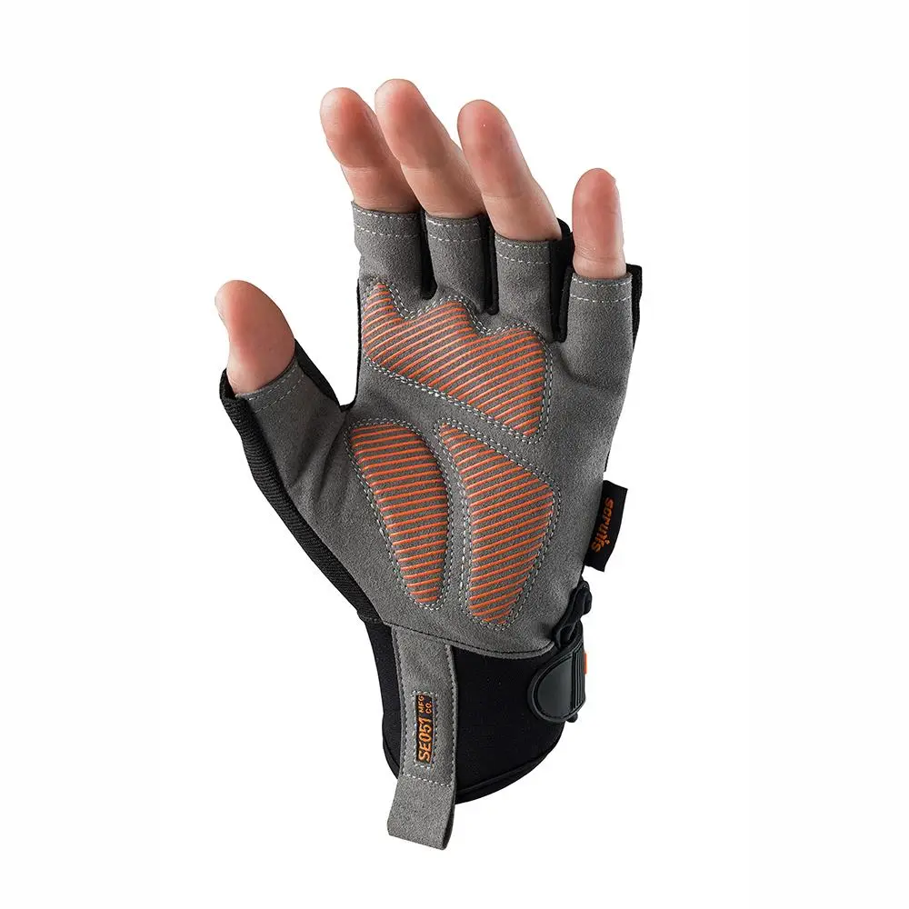 Scruffs Trade Fingerless Gloves Black - Choose Size - Image 4