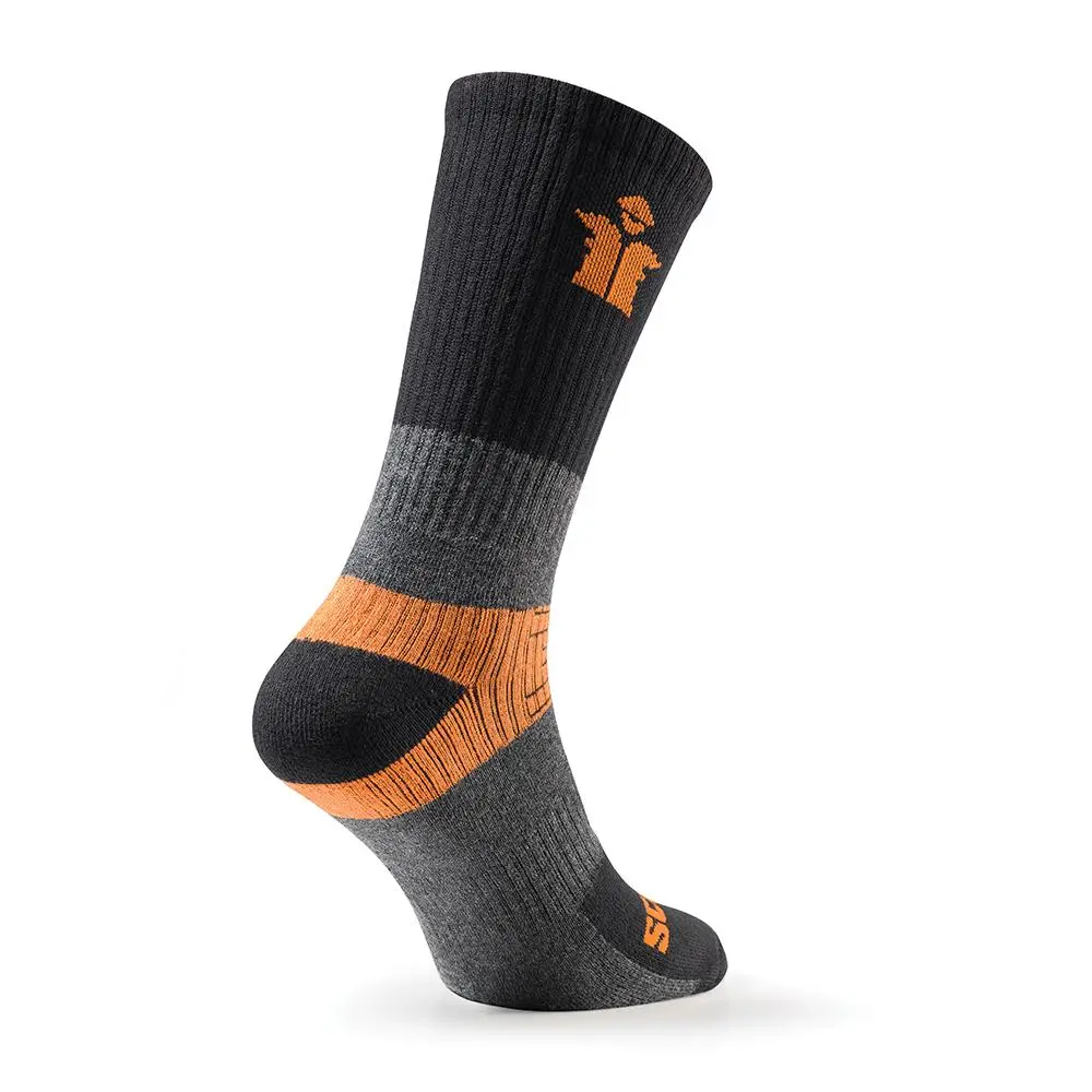Scruffs Trade Socks Black 3 Pack - Choose Size - Image 4
