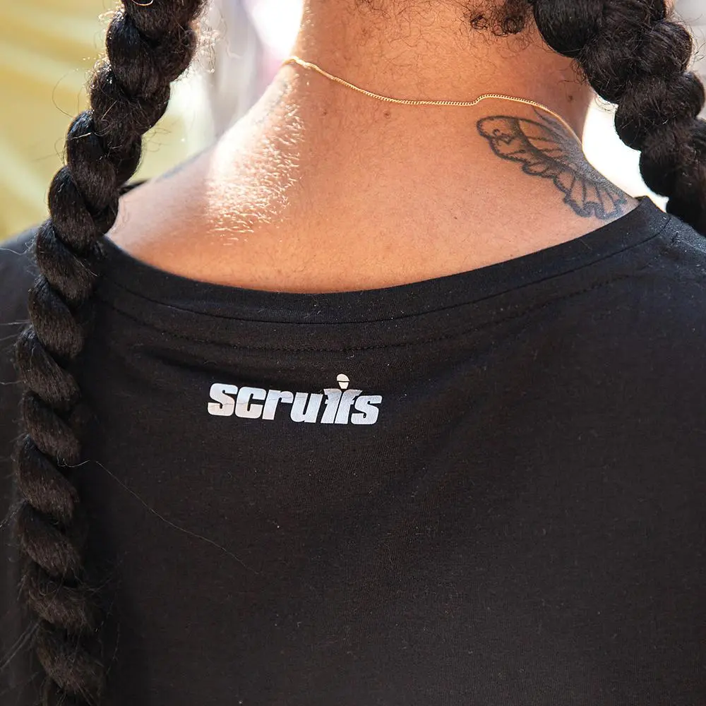 Scruffs Women's Trade T-Shirt Black - Choose Size - Image 4