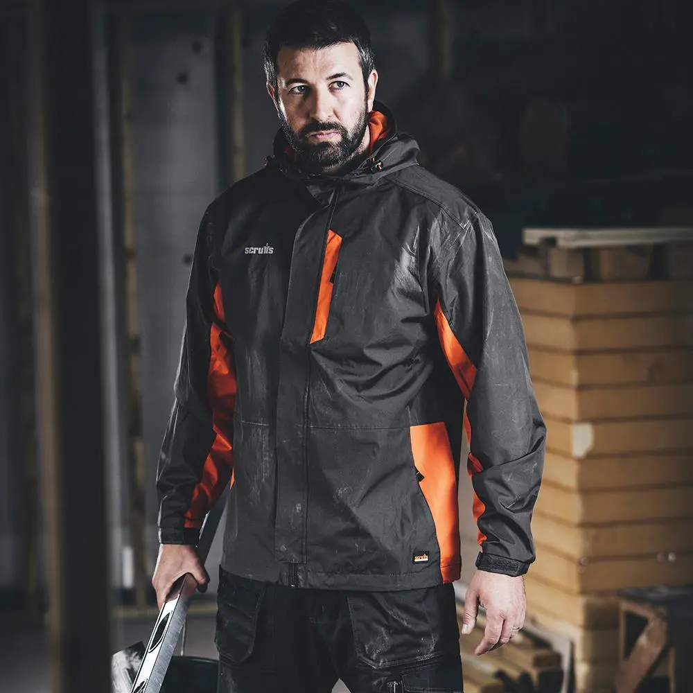 Scruffs Worker Jacket Charcoal L T54040 - Image 2