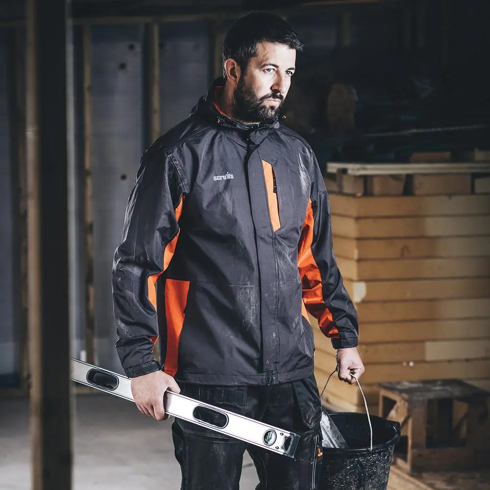Scruffs Worker Jacket Charcoal L T54040 - Image 7
