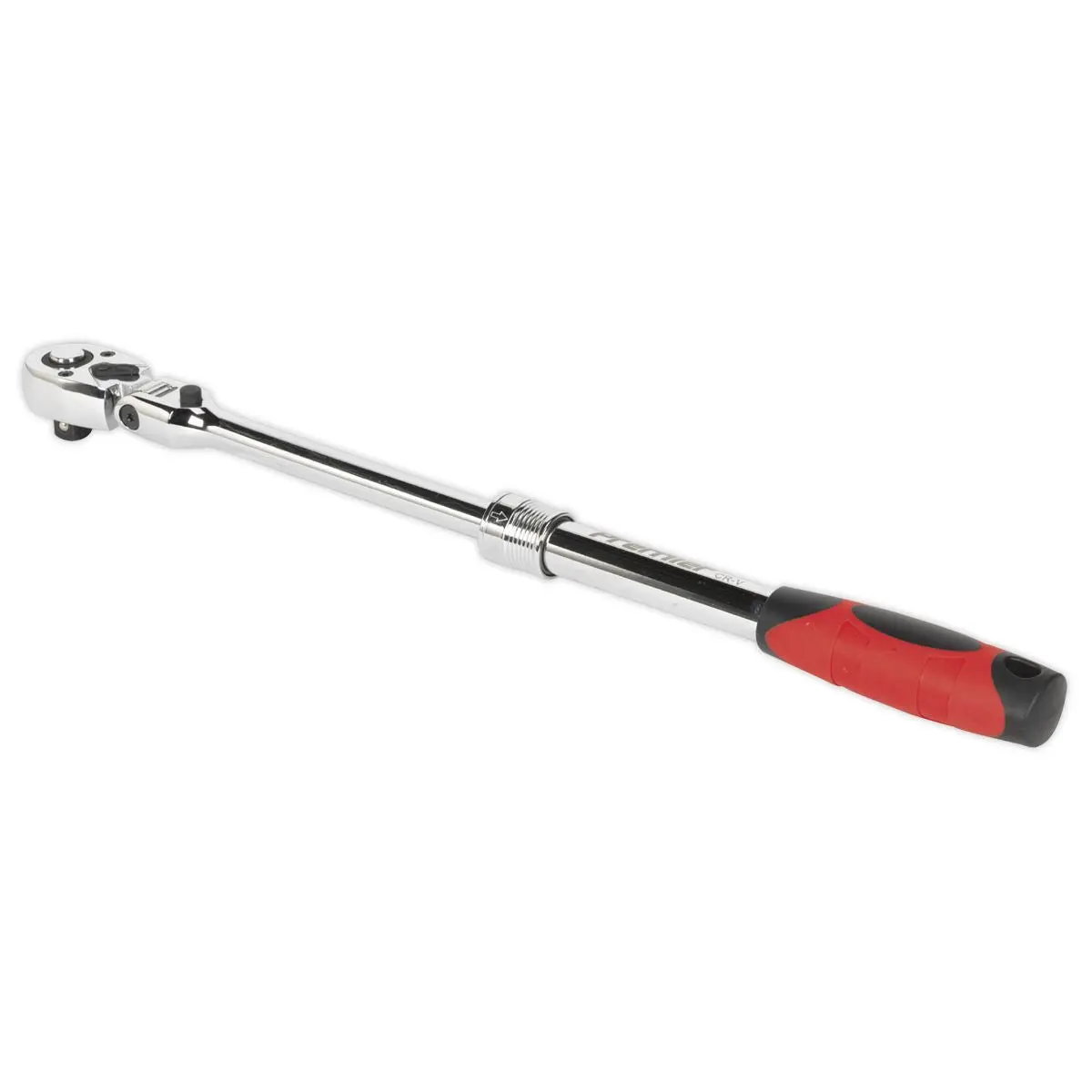 Sealey 1/2" Flexi-Head Extendable Ratchet Handle Socket Wrench 72 Tooth - Image 2