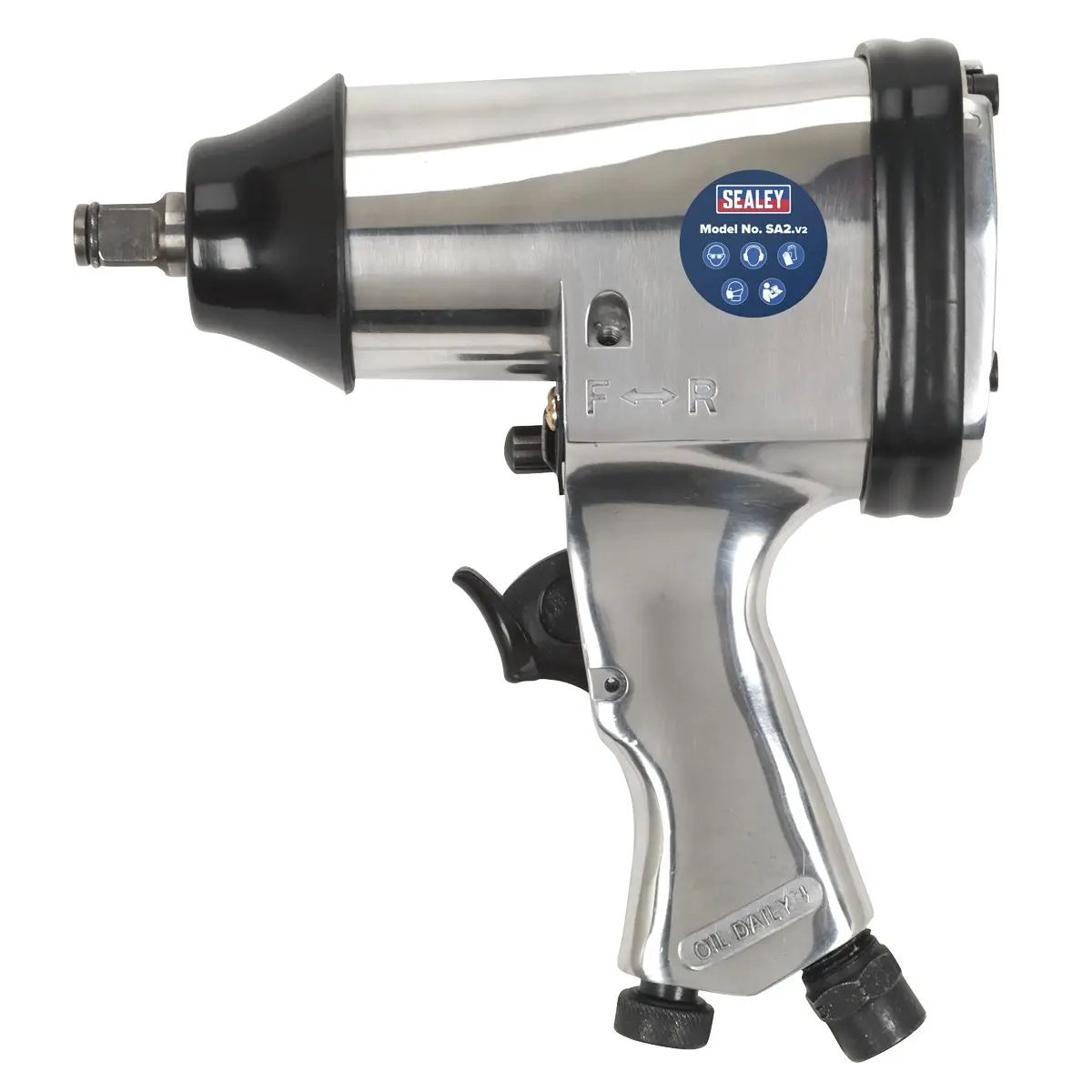 Sealey 1/2" Square Drive Air Impact Wrench - Image 3